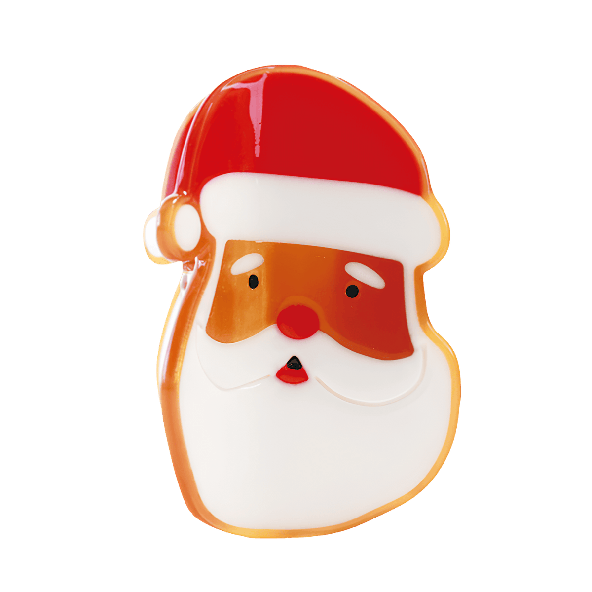 Midi Santa Holiday Cookie Hair Claw Clip
