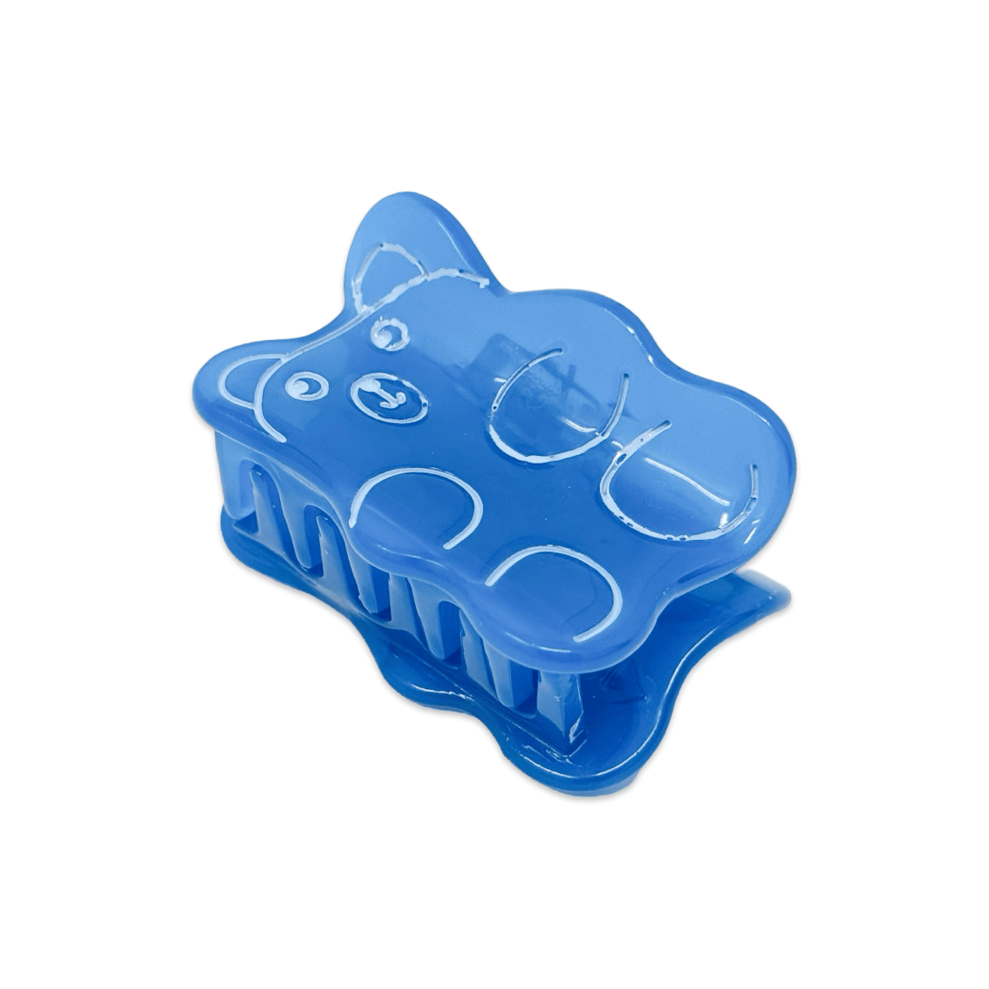 Mini Blue Gummy Bear Hair Claw Clip