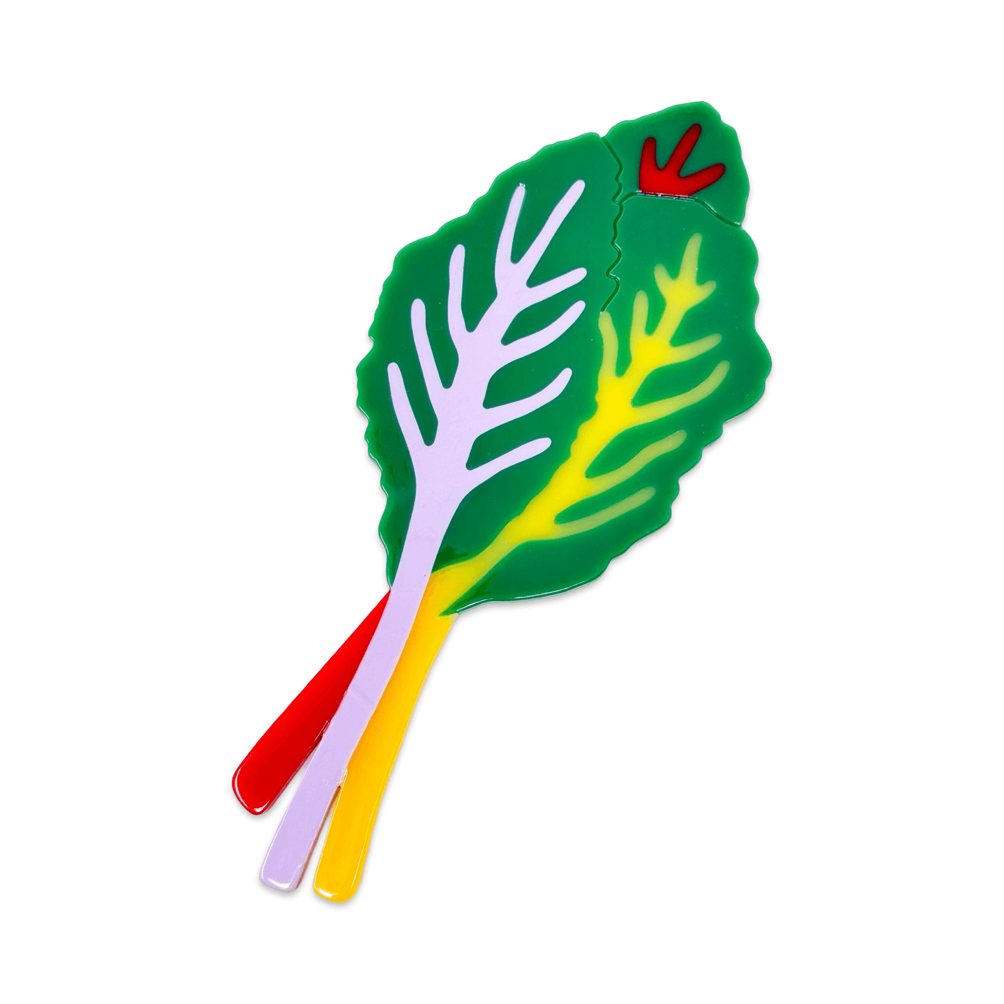 Rainbow Chard Hand Mirror