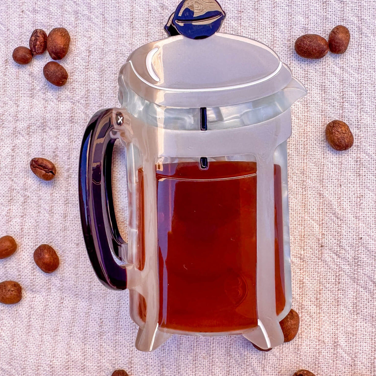 Large French Press Hair Claw Clip