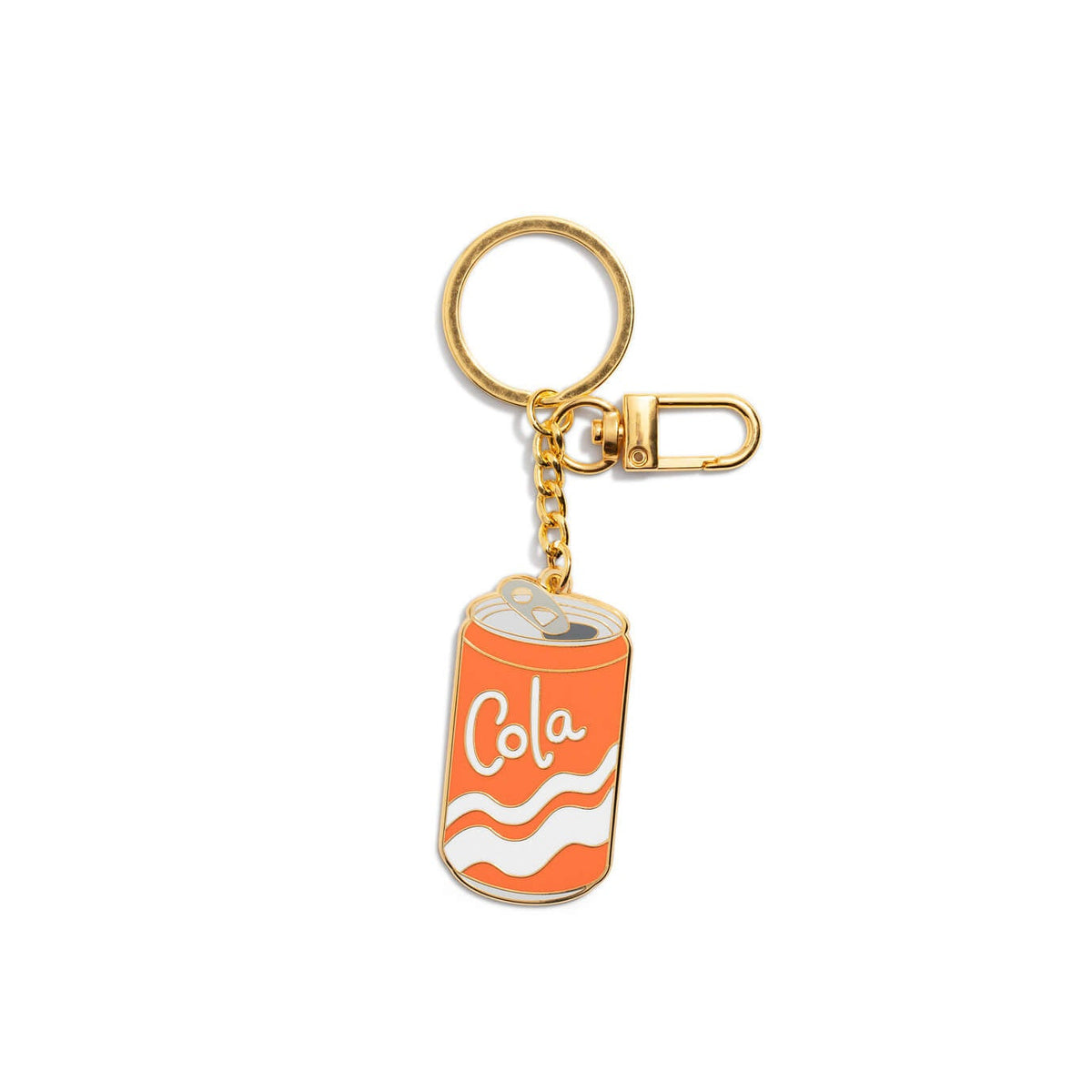 Cola Enamel Bag Charm & Keychain