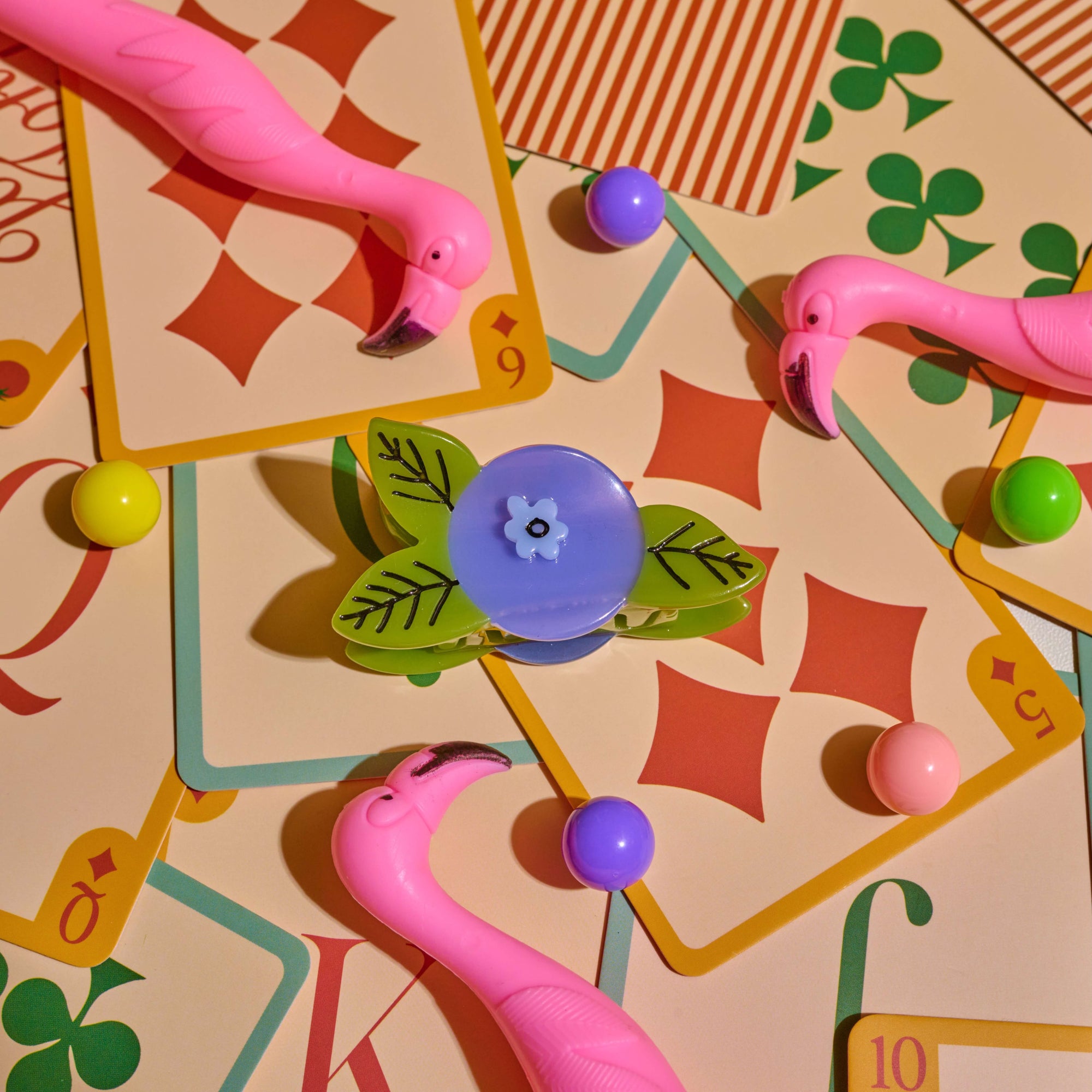 Mini Blueberry Hair Claw Clip