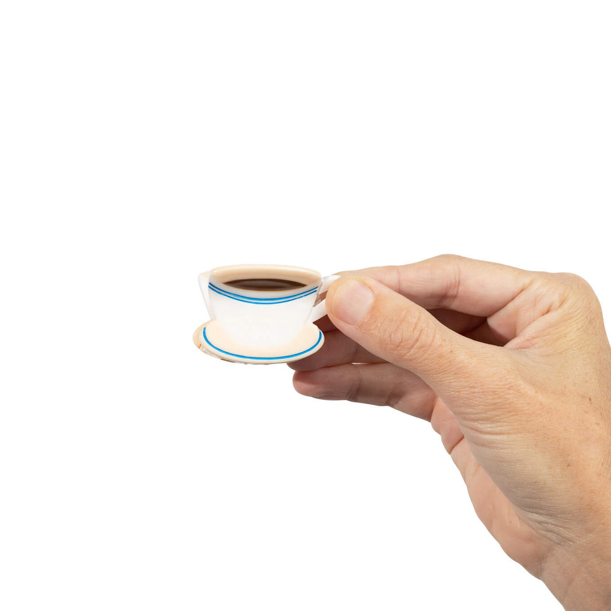 Mini Diner Coffee Hair Claw Clip