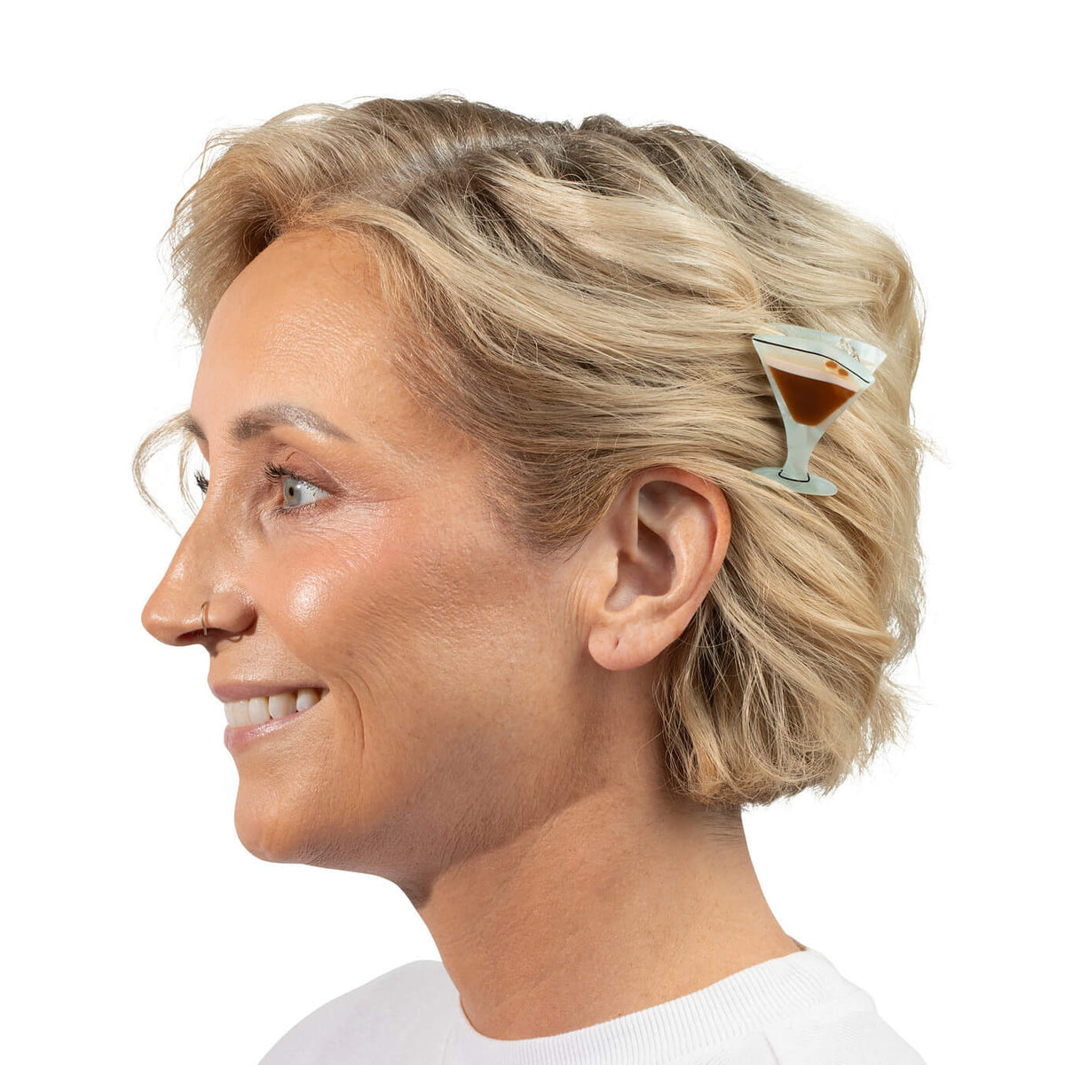 Mini Espresso Martini Hair Claw Clip