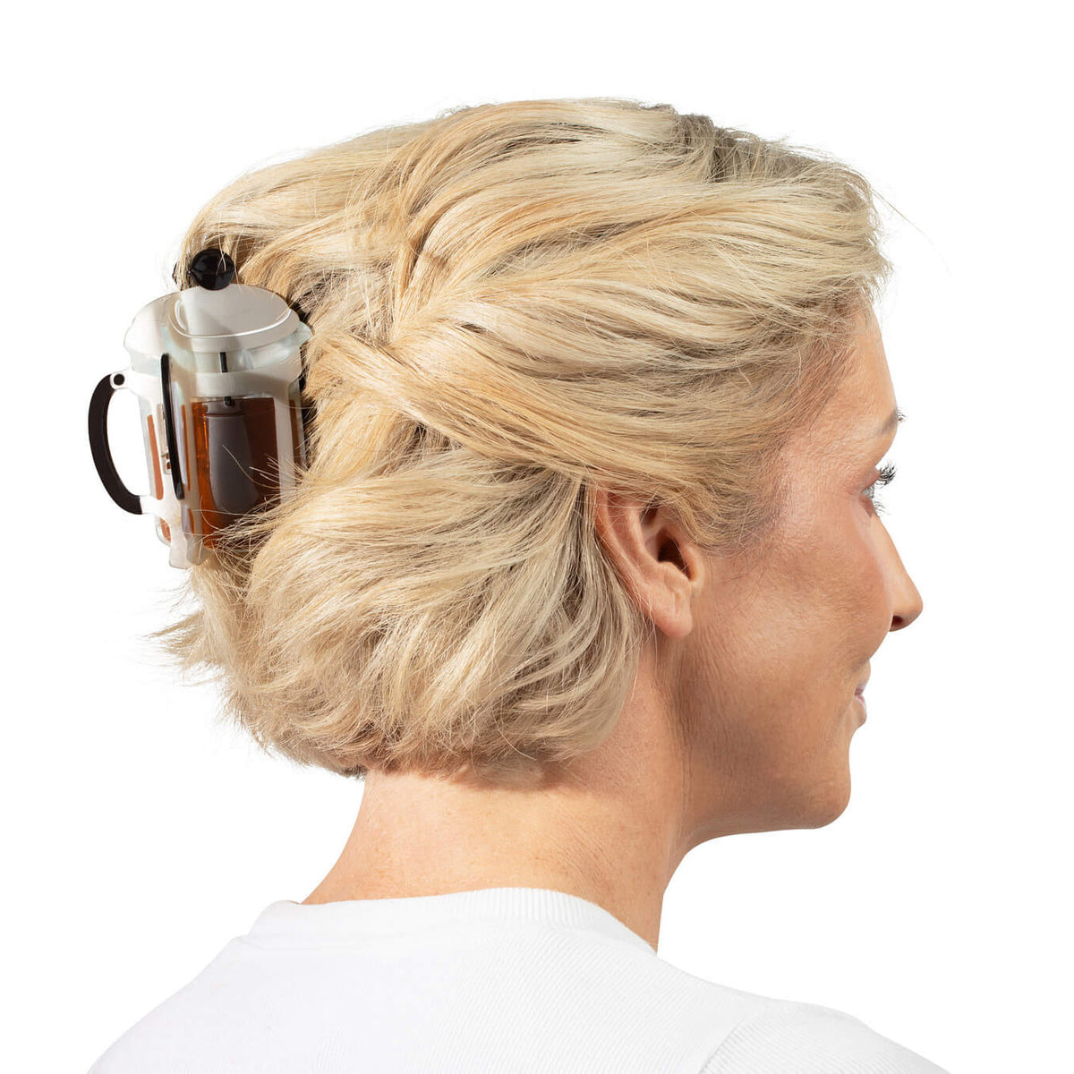 Large French Press Hair Claw Clip