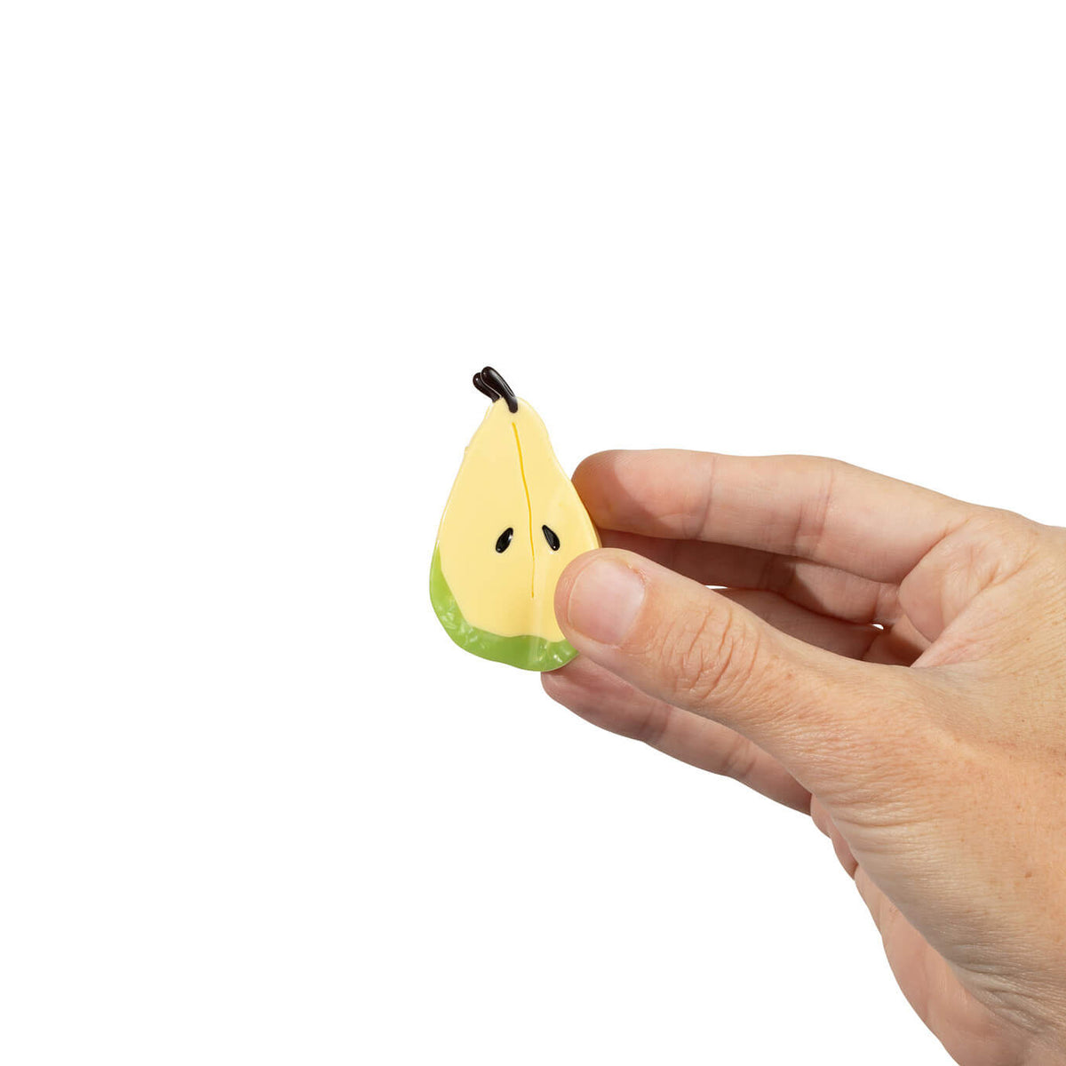 Mini Pear Hair Claw Clip