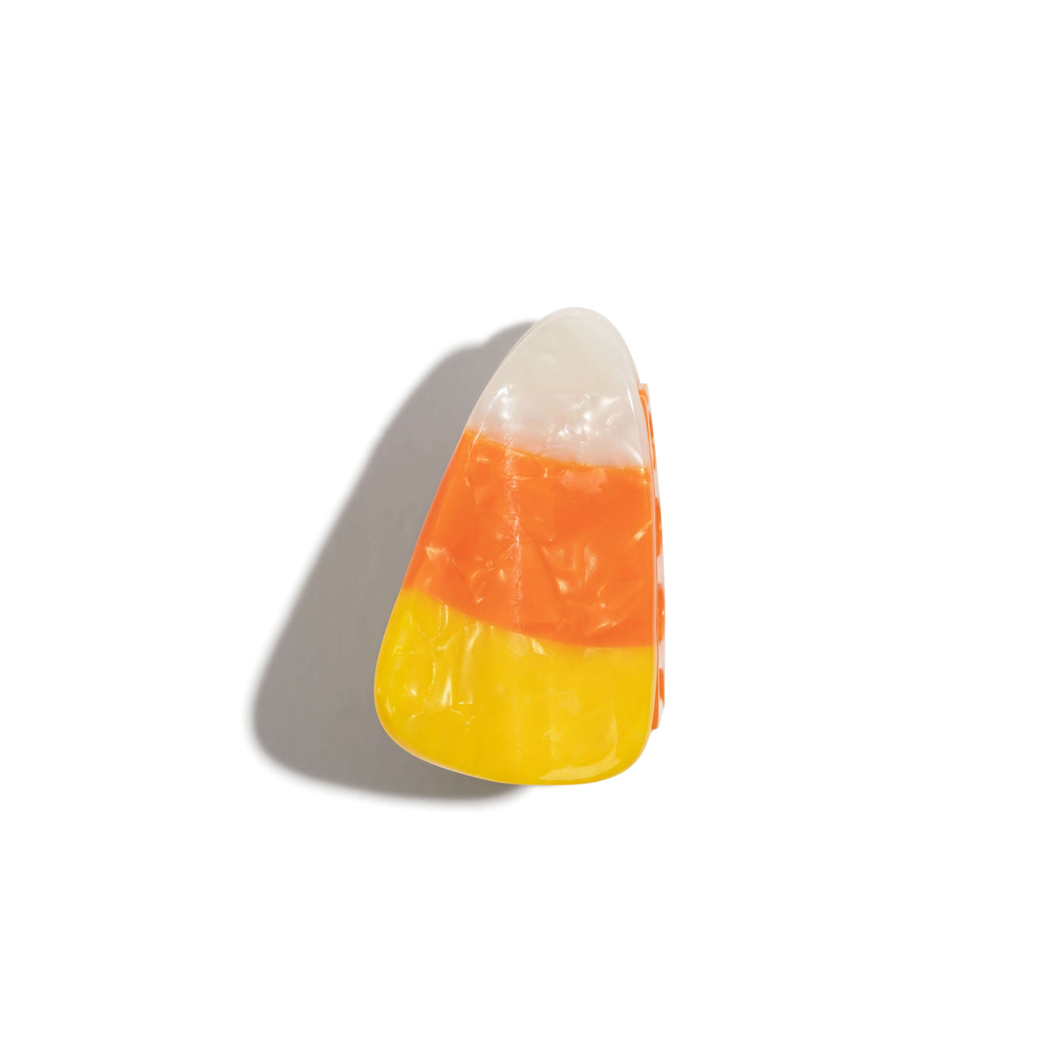 Mini Candy Corn Hair Claw Clip