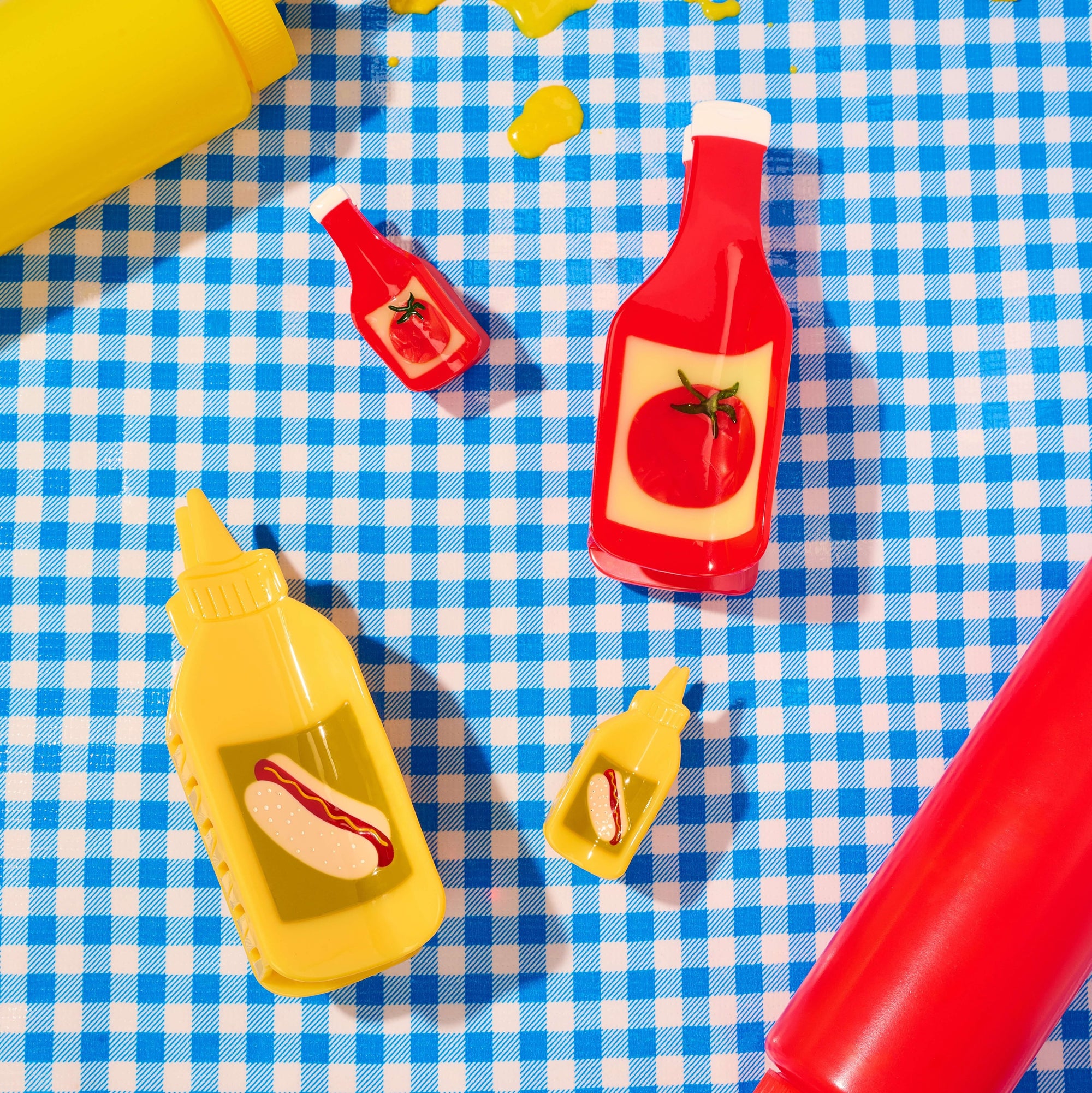 Large Ketchup Hair Claw Clip
