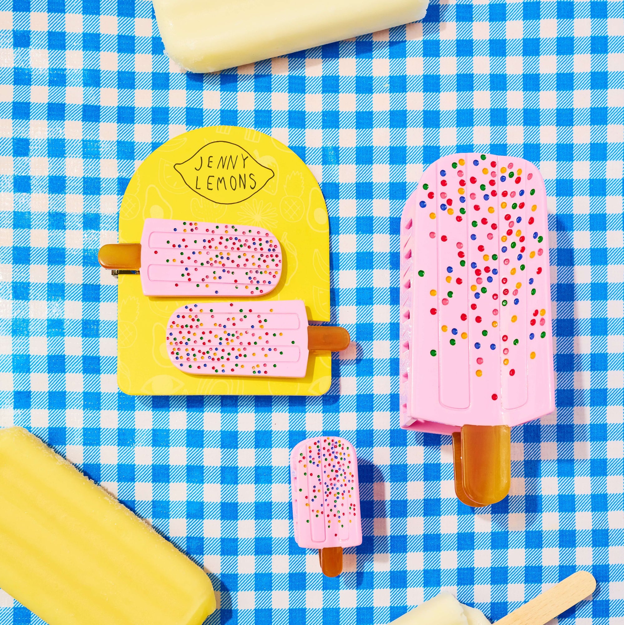 Large Popsicle Hair Claw Clip