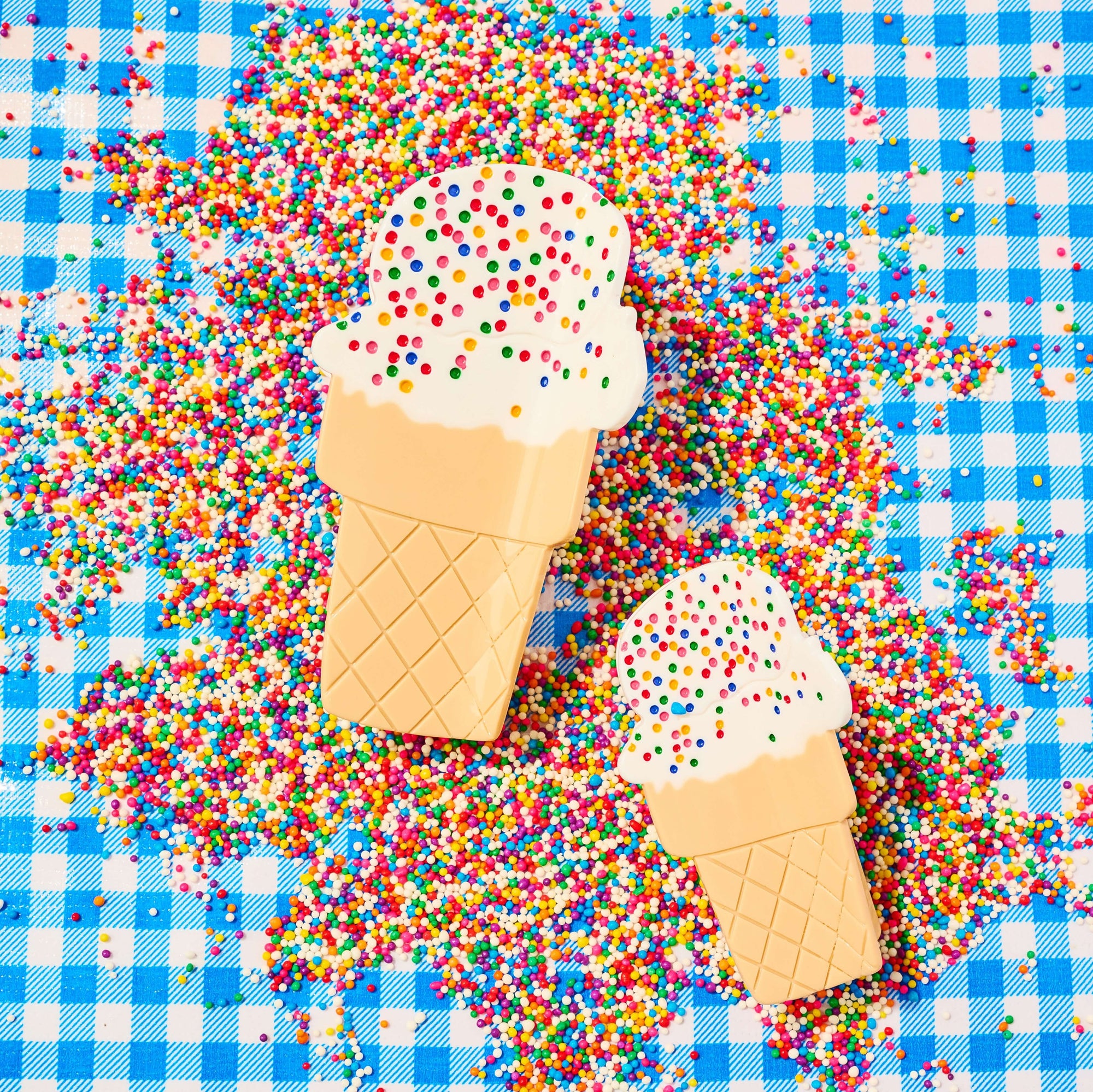 Midi Sprinkle Ice Cream Hair Claw Clip