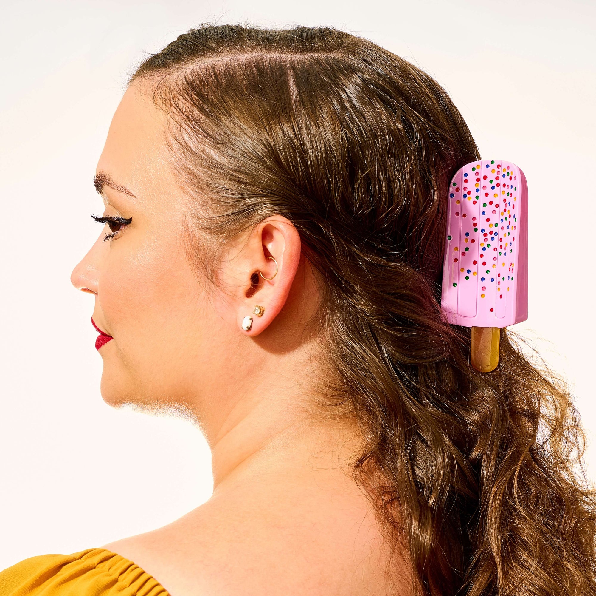 Large Popsicle Hair Claw Clip