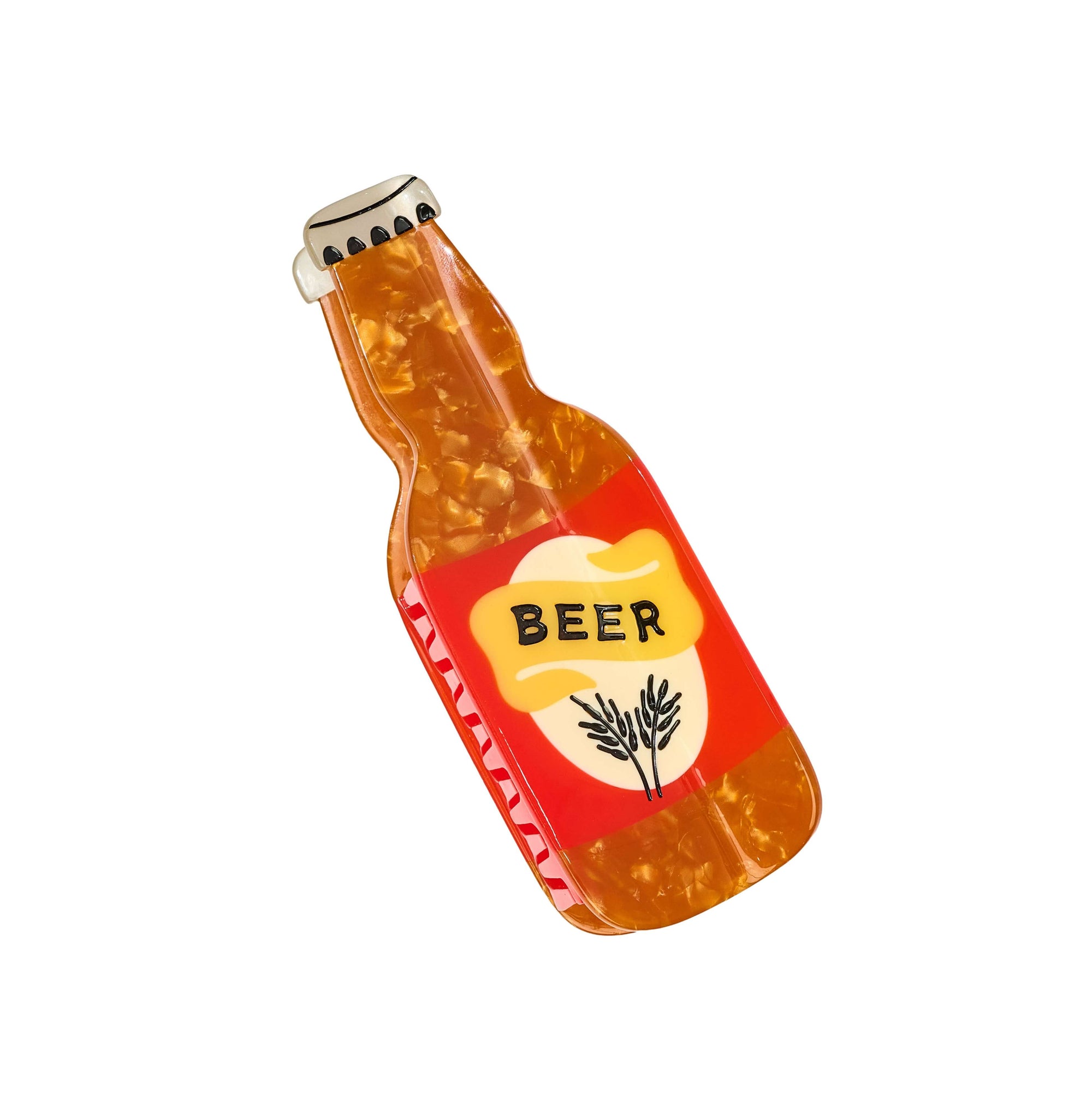 Large Beer Hair Claw Clip