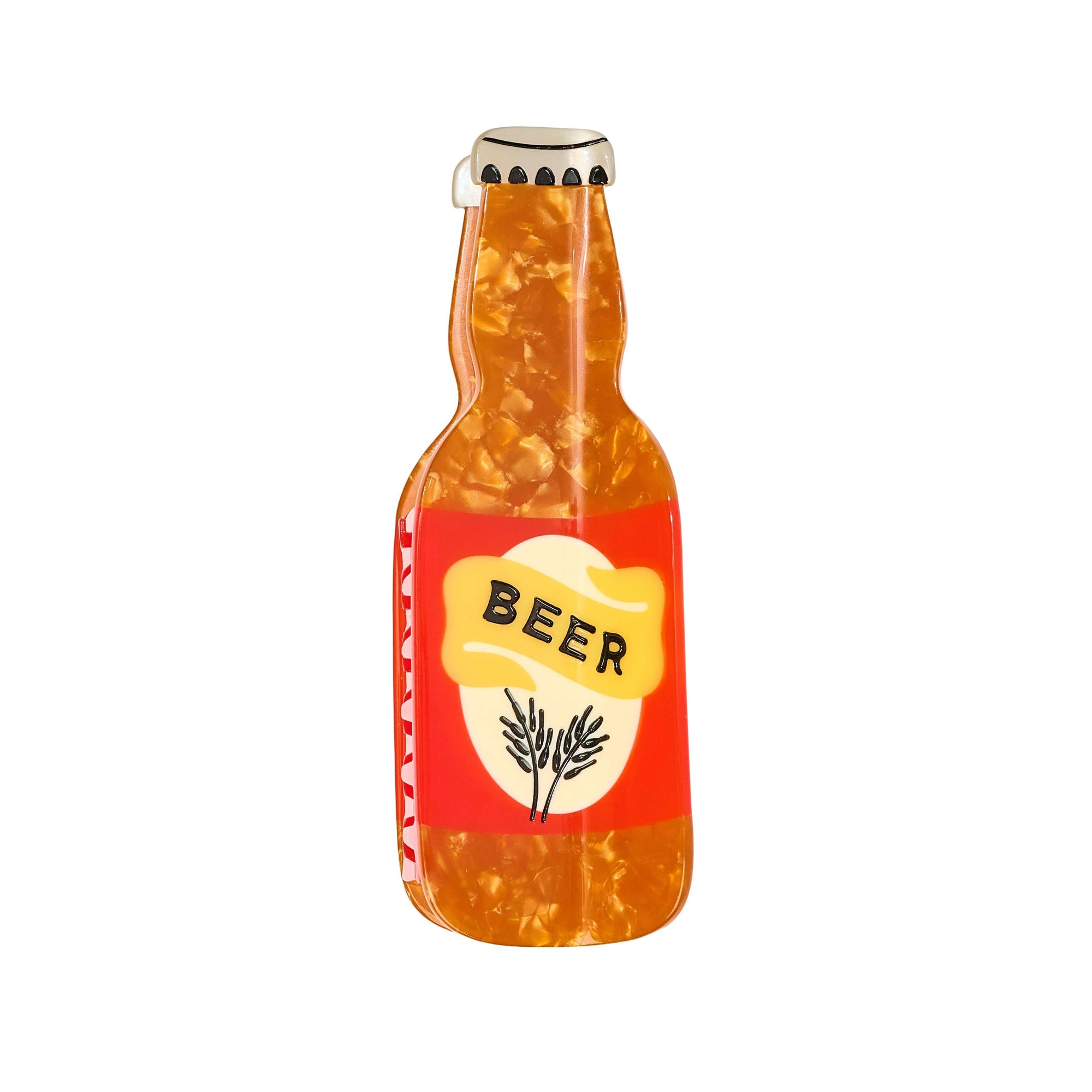 Large Beer Hair Claw Clip