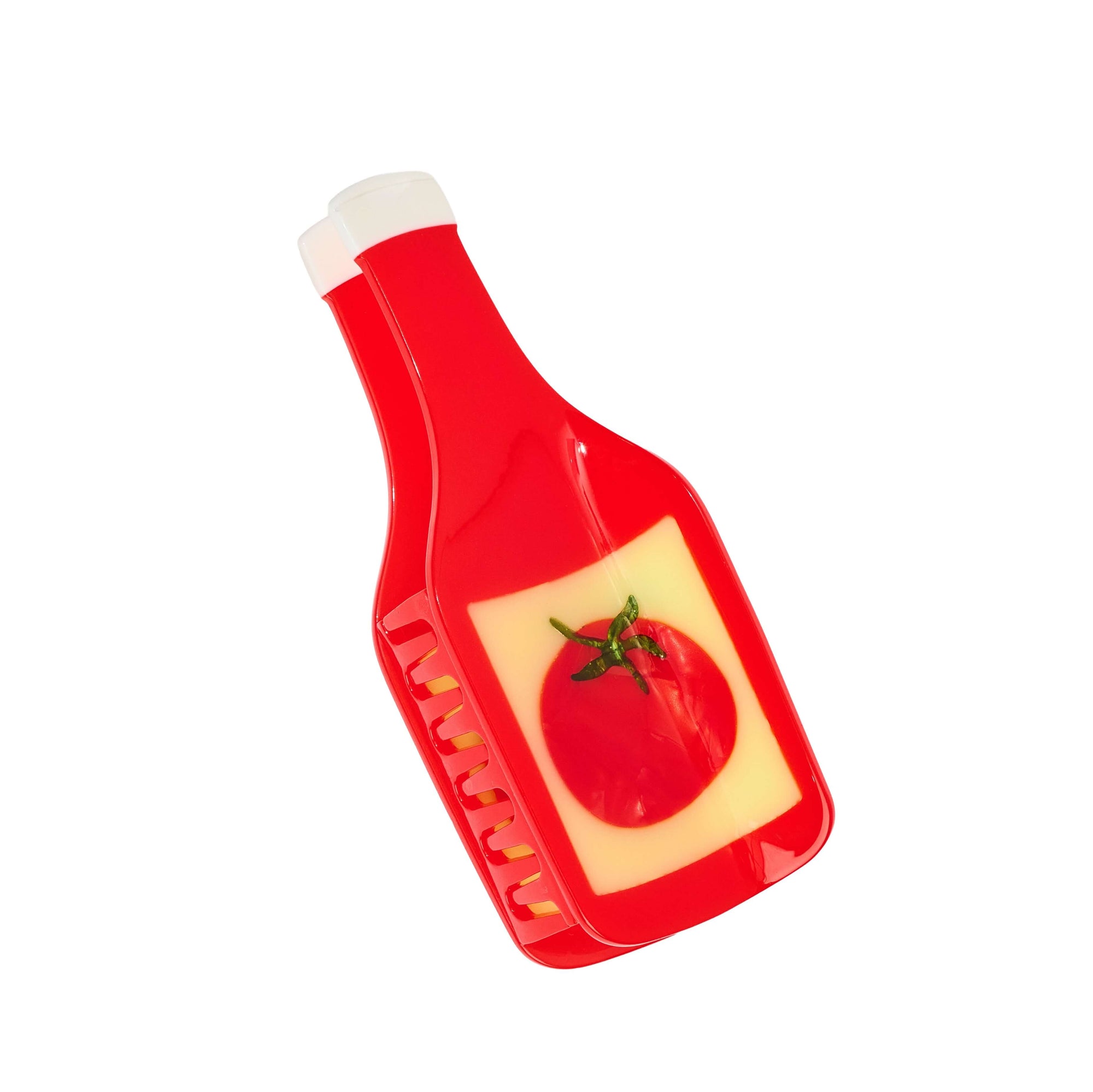 Large Ketchup Hair Claw Clip