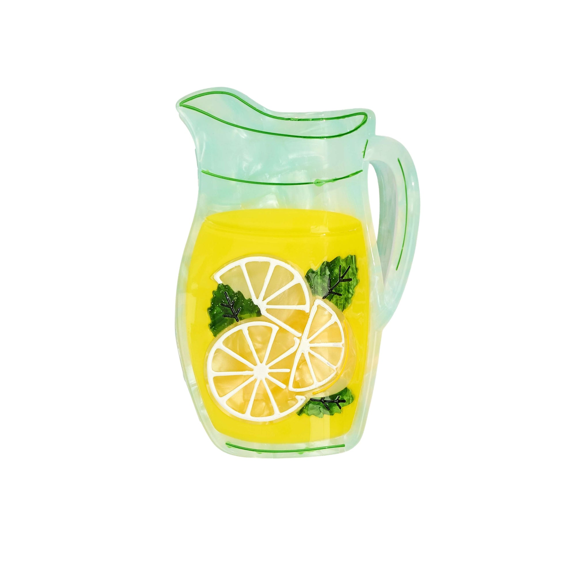 Large Lemonade Pitcher Hair Claw Clip