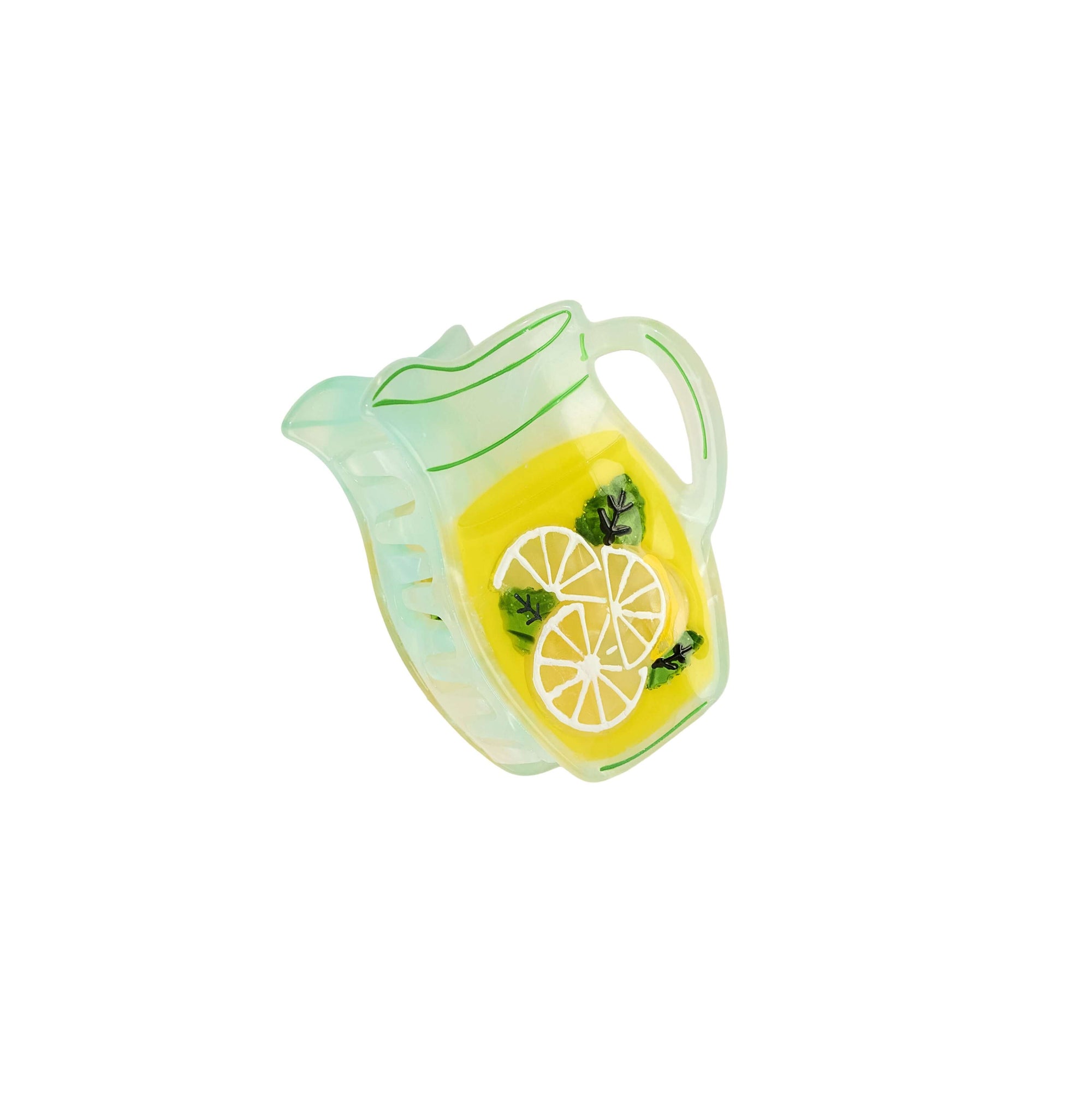 Mini Lemonade Pitcher Hair Claw Clip
