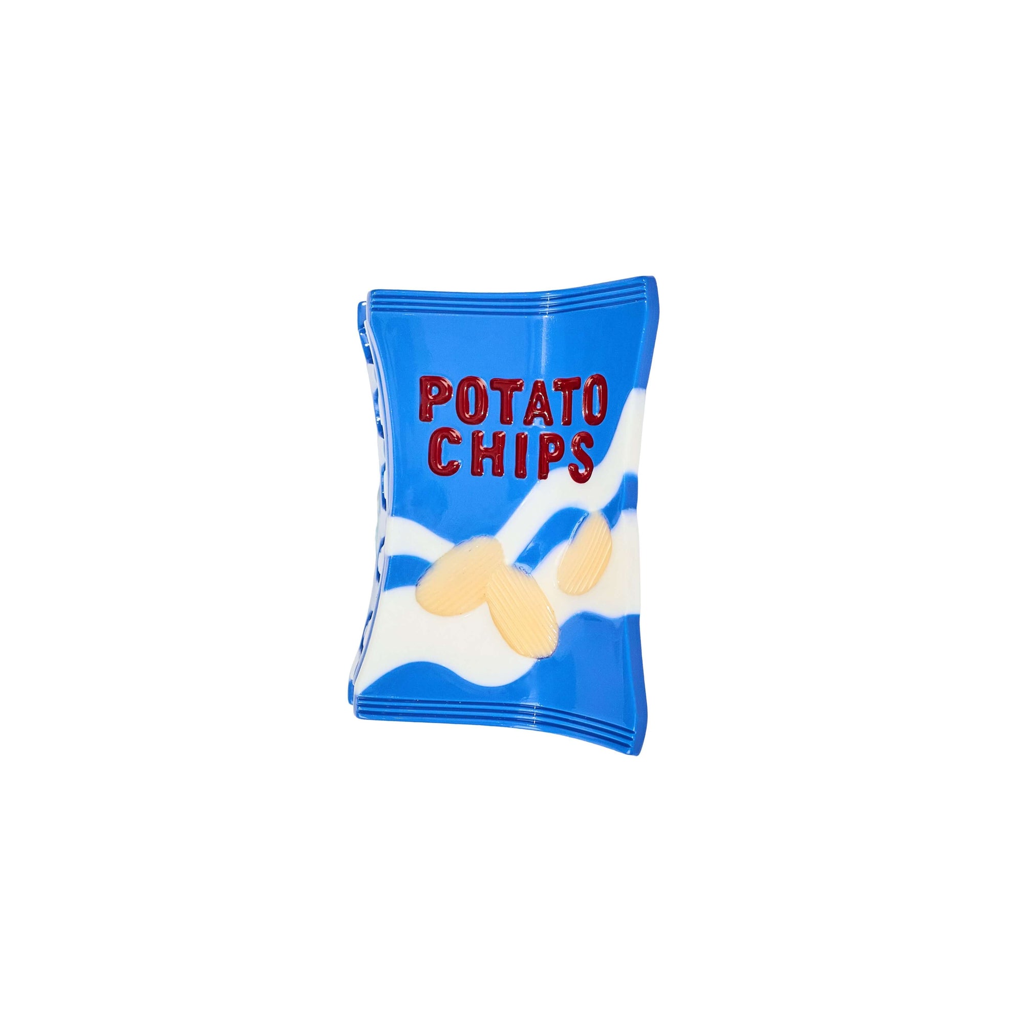 Mini Potato Chip Bag Hair Claw Clip