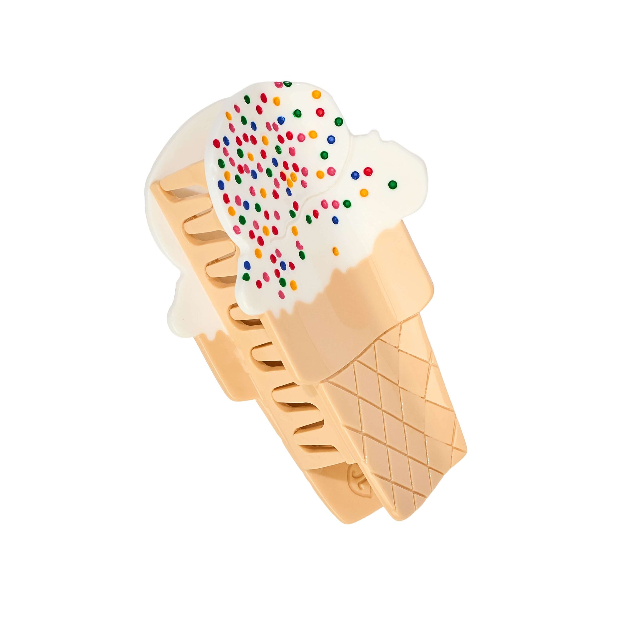 Large Sprinkle Ice Cream Hair Claw Clip