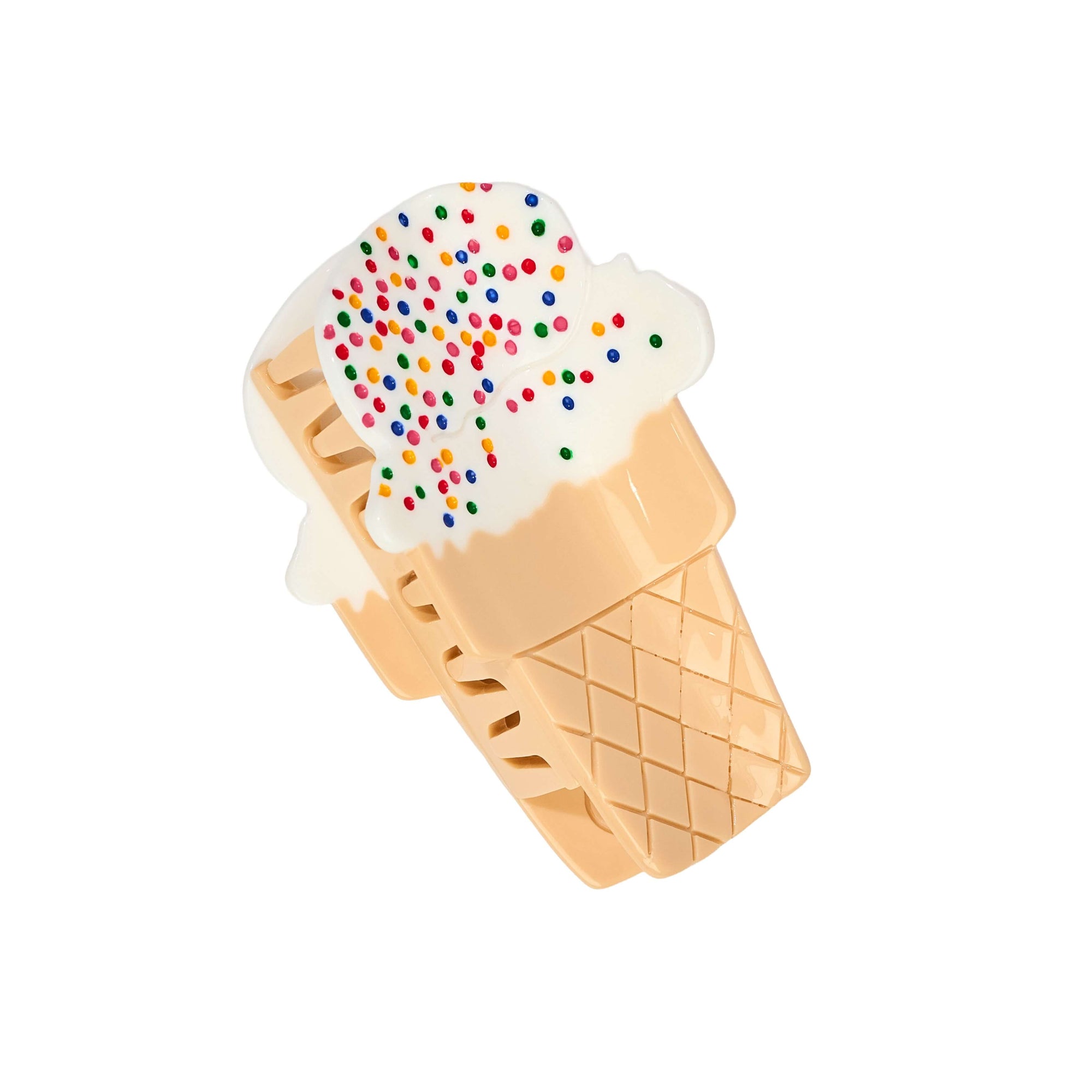 Midi Sprinkle Ice Cream Hair Claw Clip