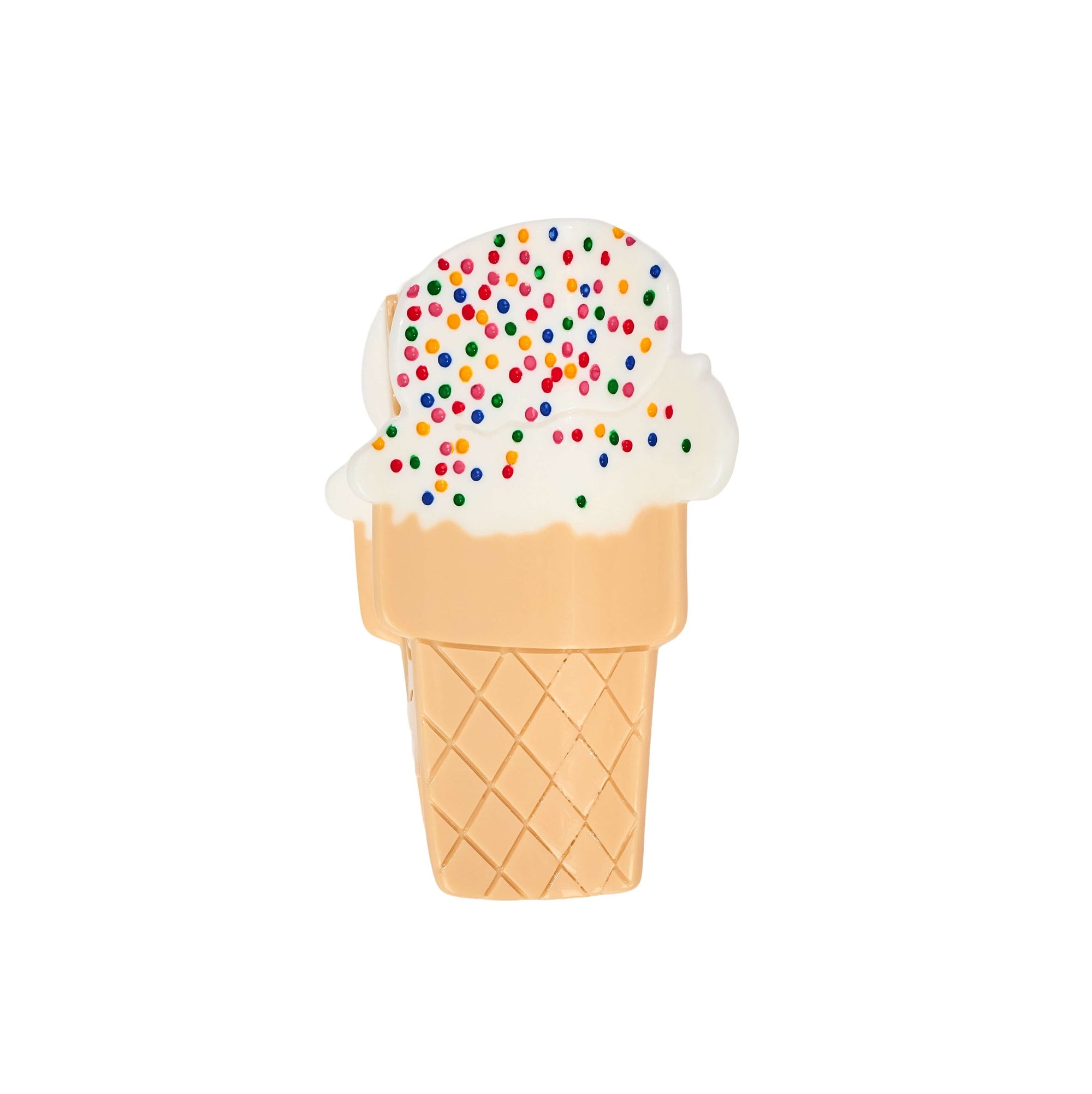 Midi Sprinkle Ice Cream Hair Claw Clip