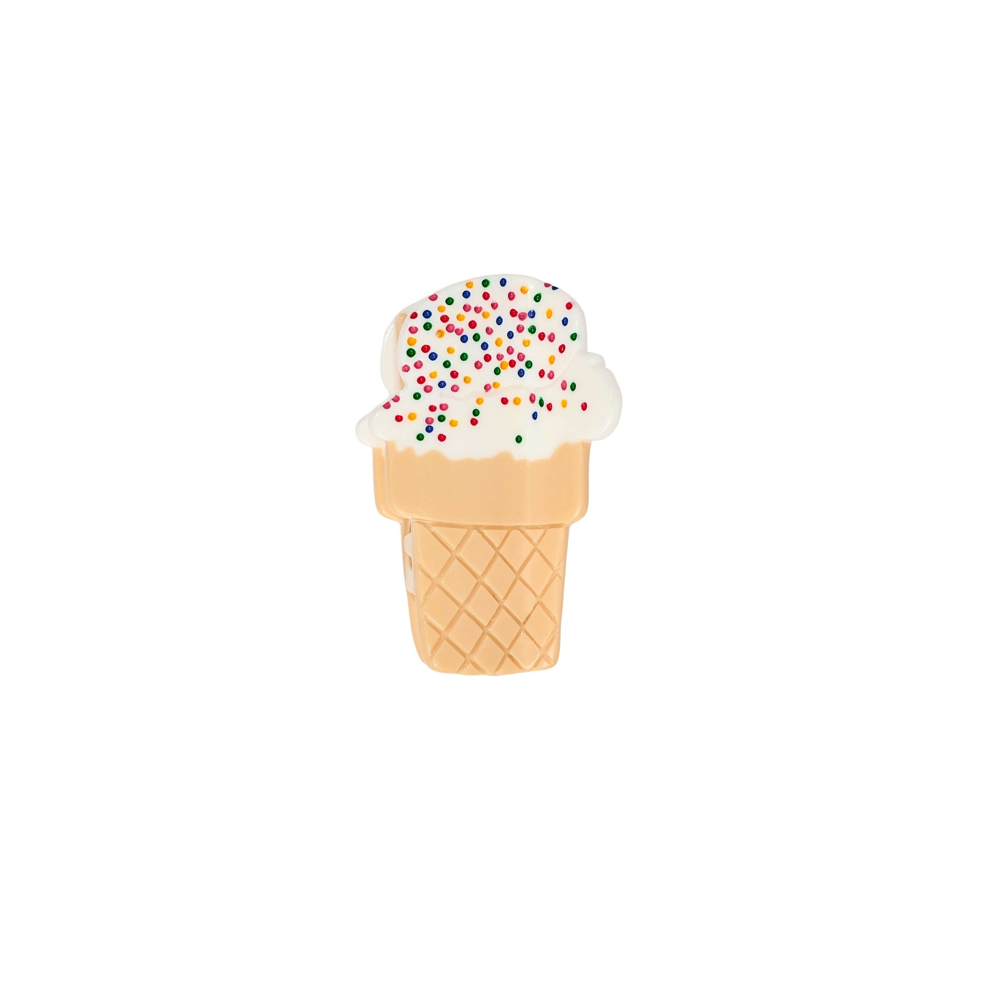 Mini Sprinkle Ice Cream Hair Claw Clip