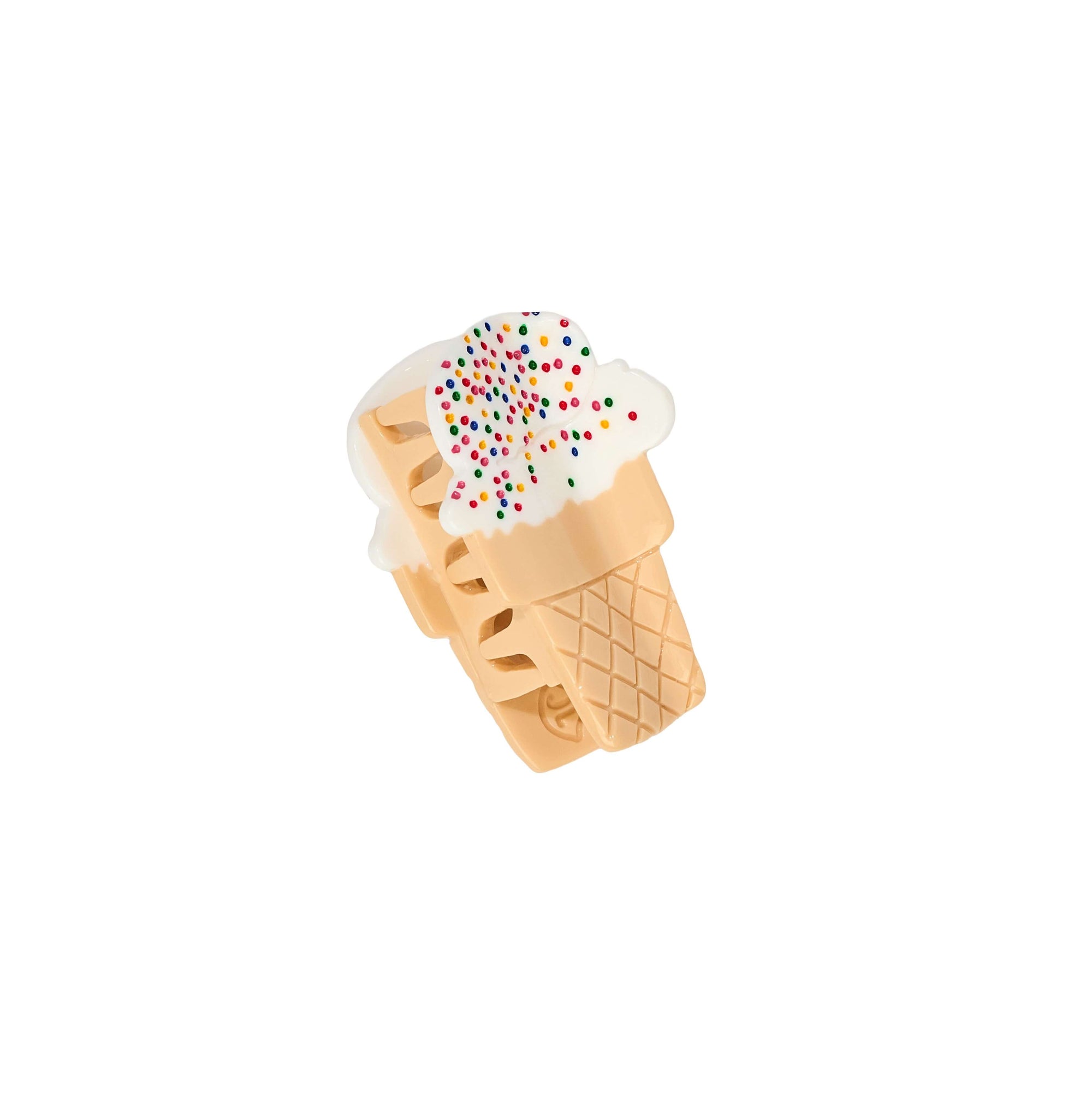 Mini Sprinkle Ice Cream Hair Claw Clip