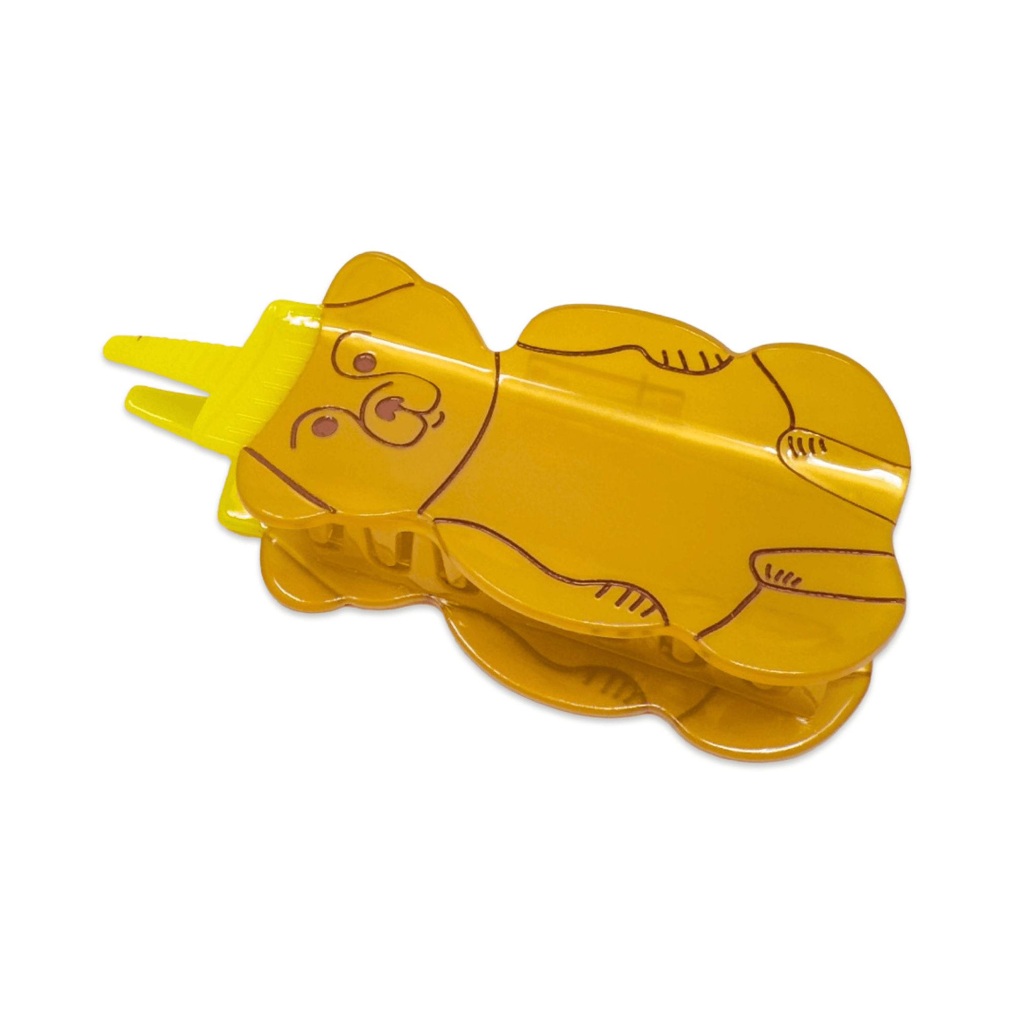 Large Honey Bear Hair Claw Clip