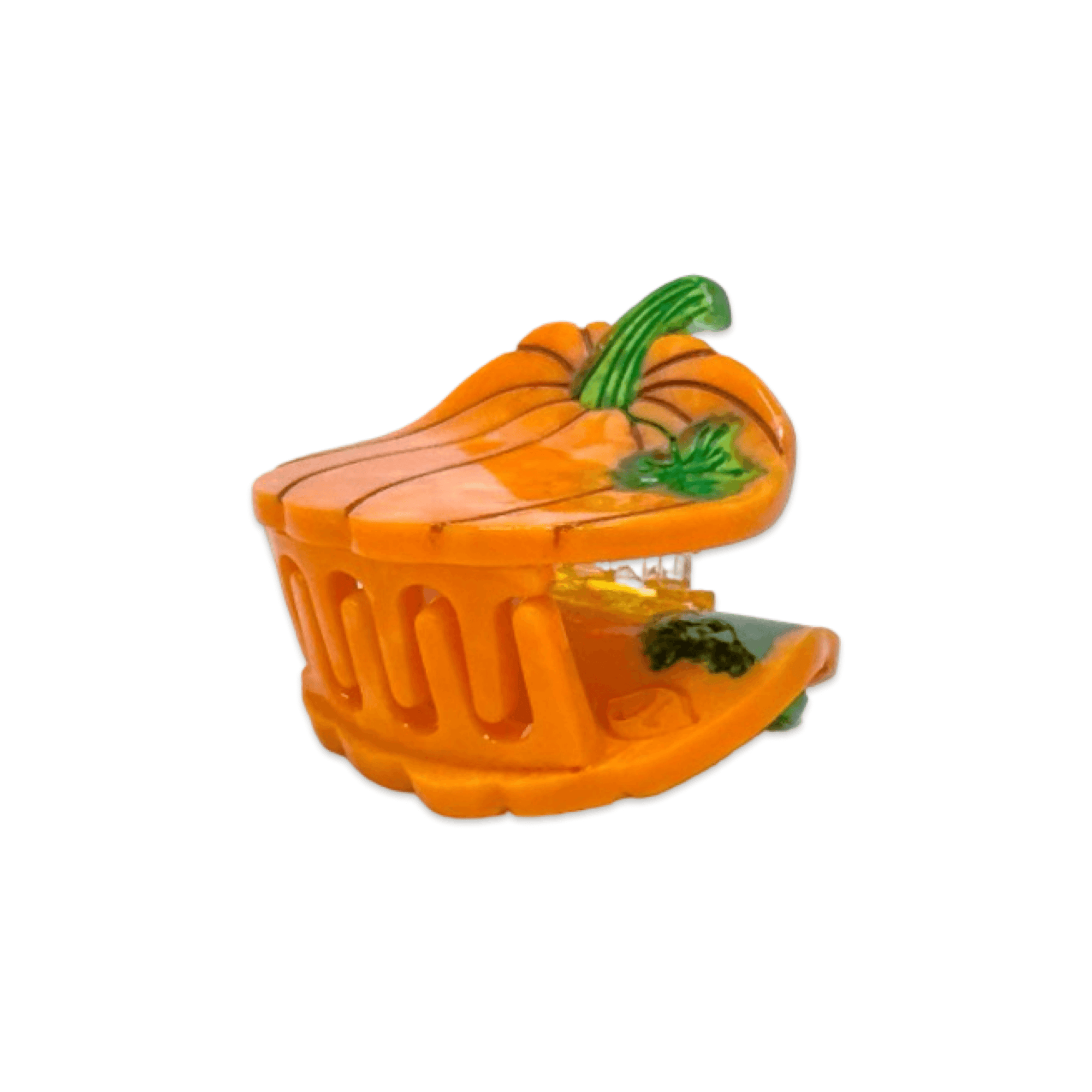 Mini Pumpkin Hair Claw Clip