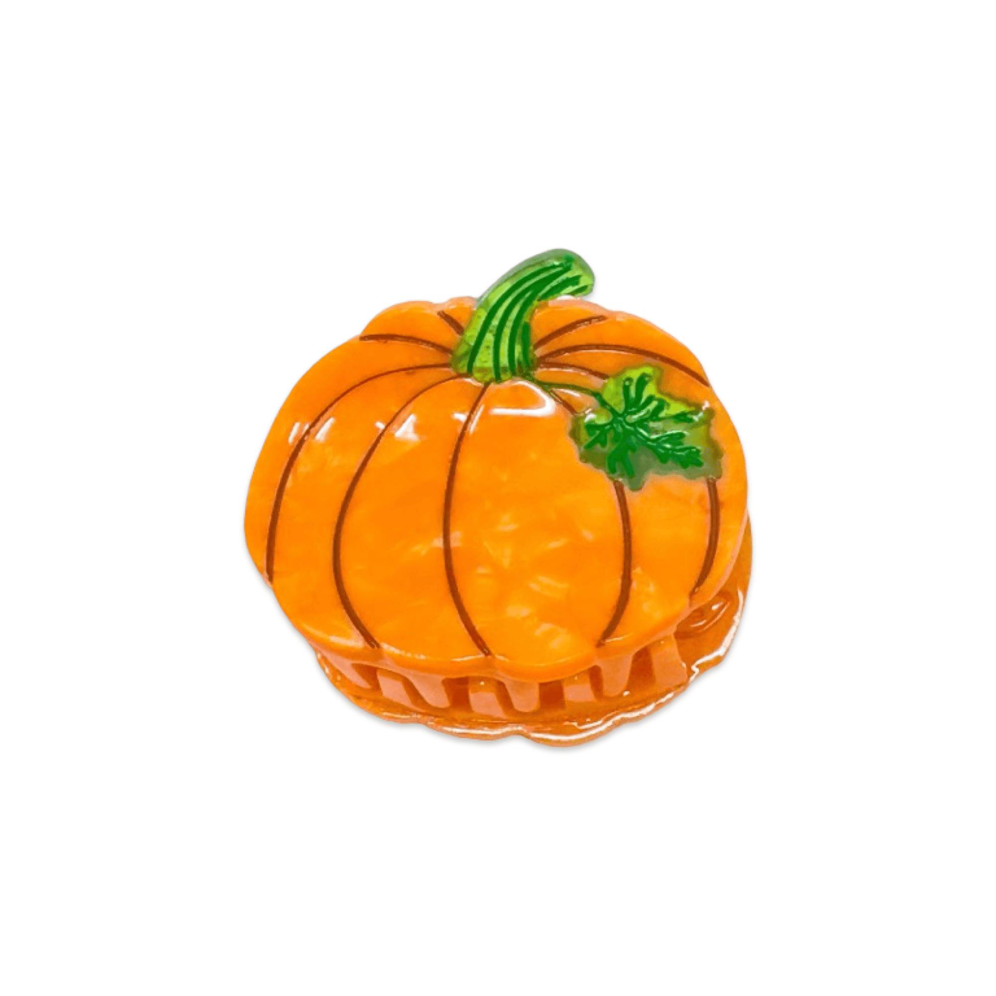 Mini Pumpkin Hair Claw Clip