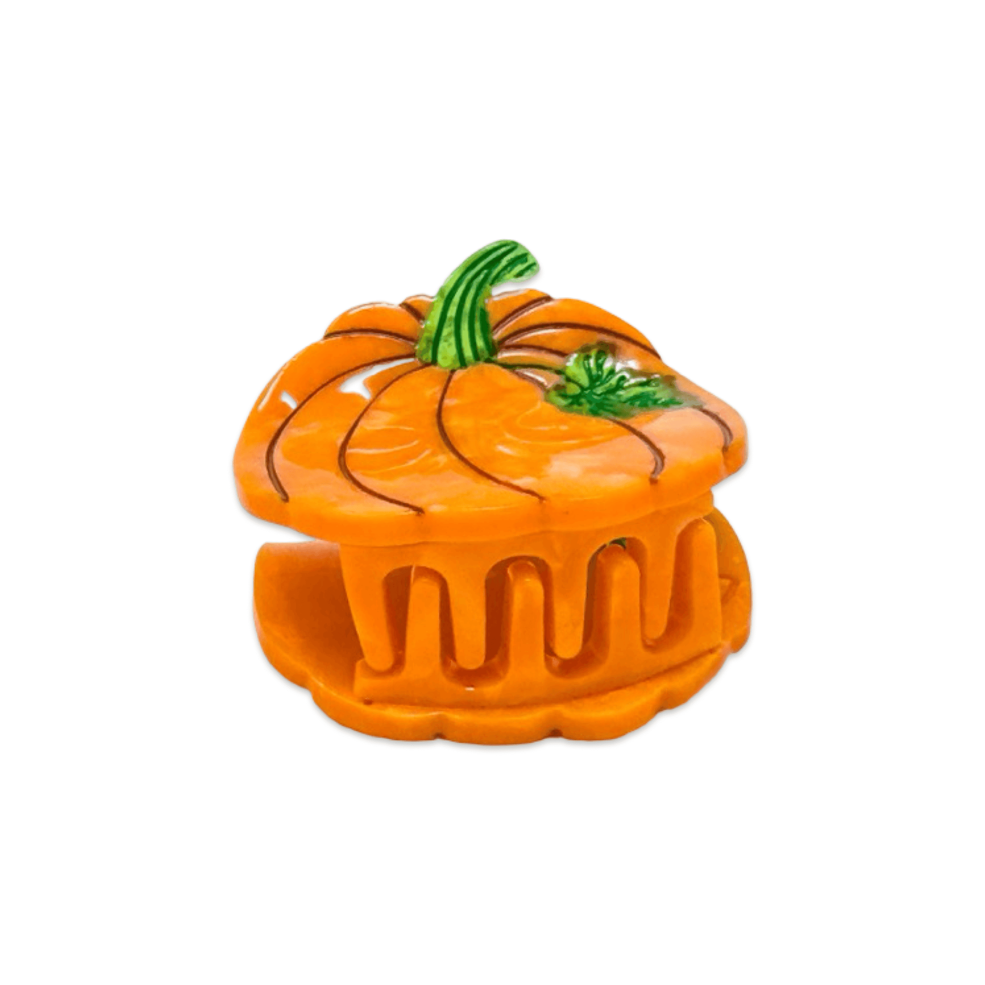 Mini Pumpkin Hair Claw Clip