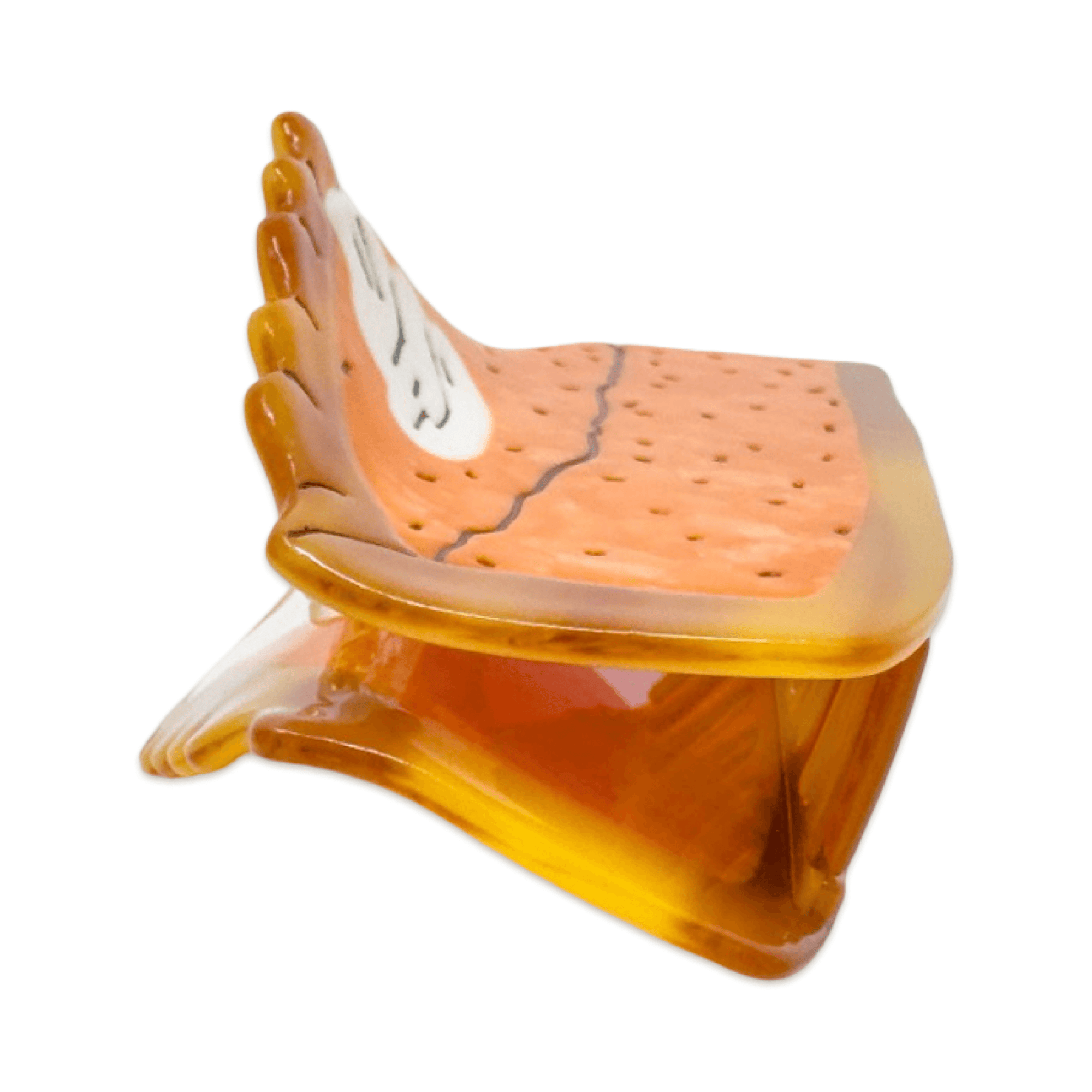 Large Pumpkin Pie Hair Claw Clip