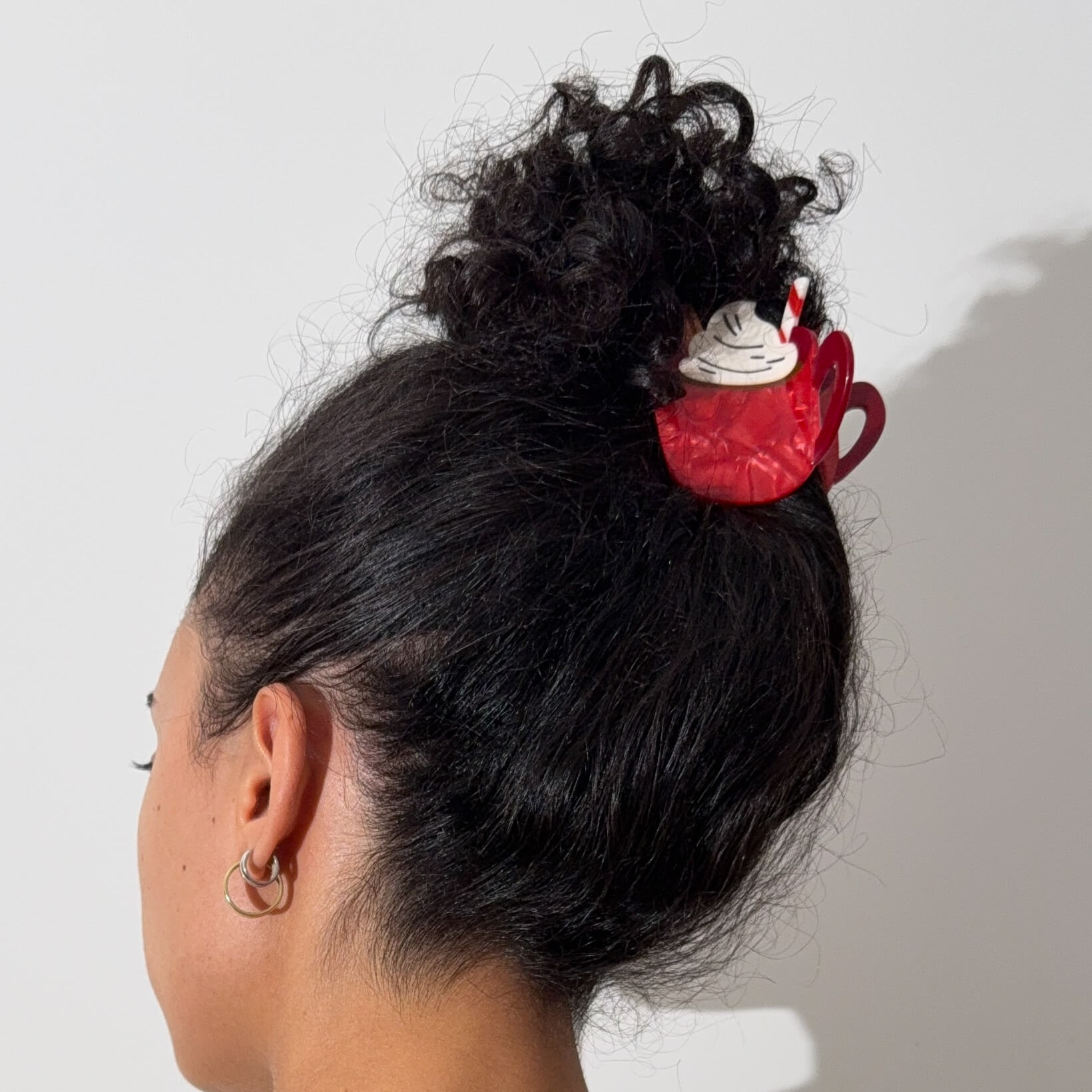 Midi Hot Cocoa Hair Claw Clip