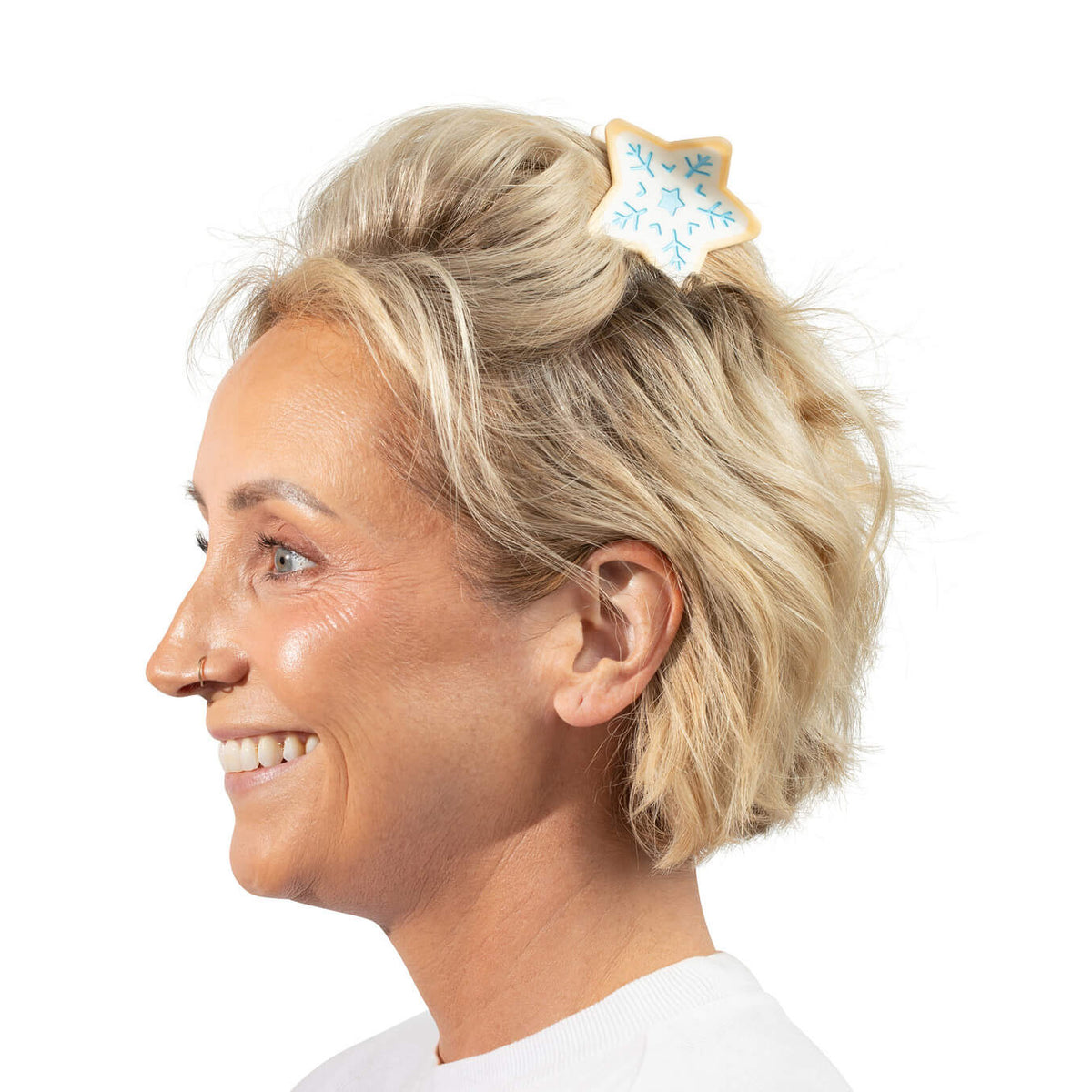 Midi Star Cookie Holiday Cookie Hair Claw Clip