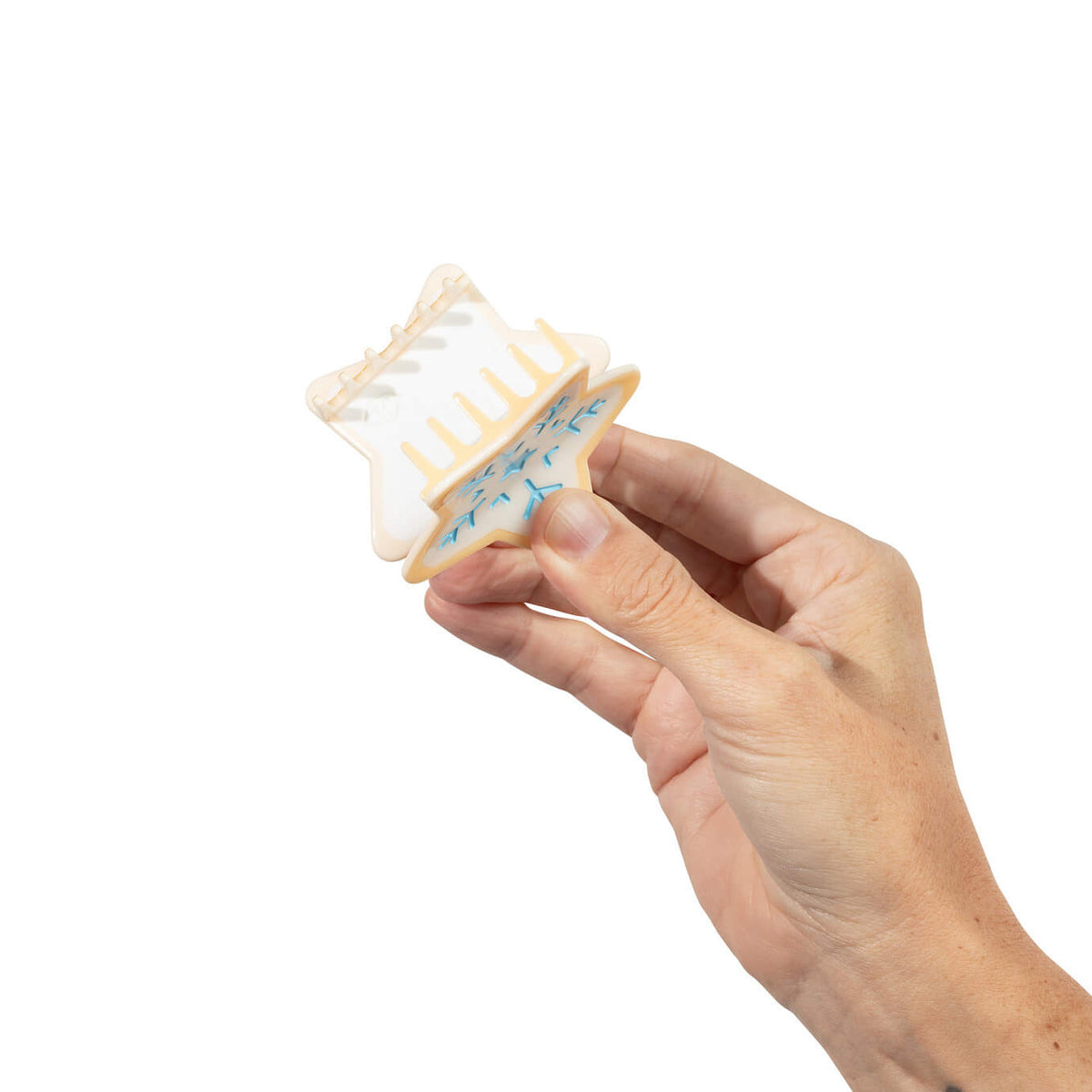 Midi Star Cookie Holiday Cookie Hair Claw Clip