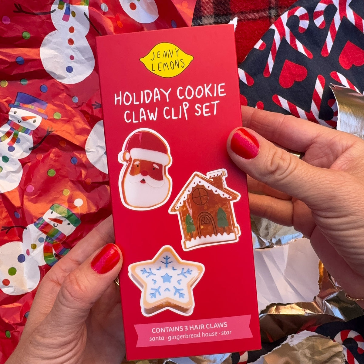 2026 Limited Edition Holiday Cookie Hair Claw Clip Gift Set