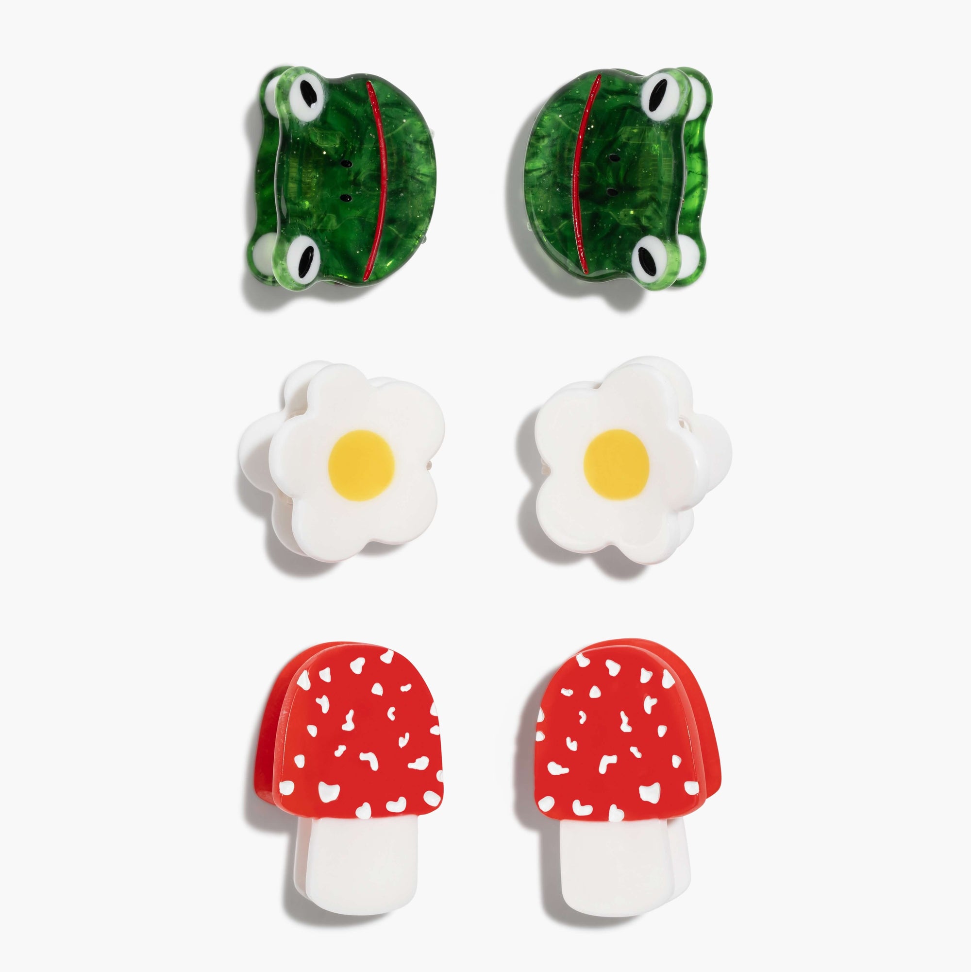 Micro Cottage Core Hair Claw Clip Set