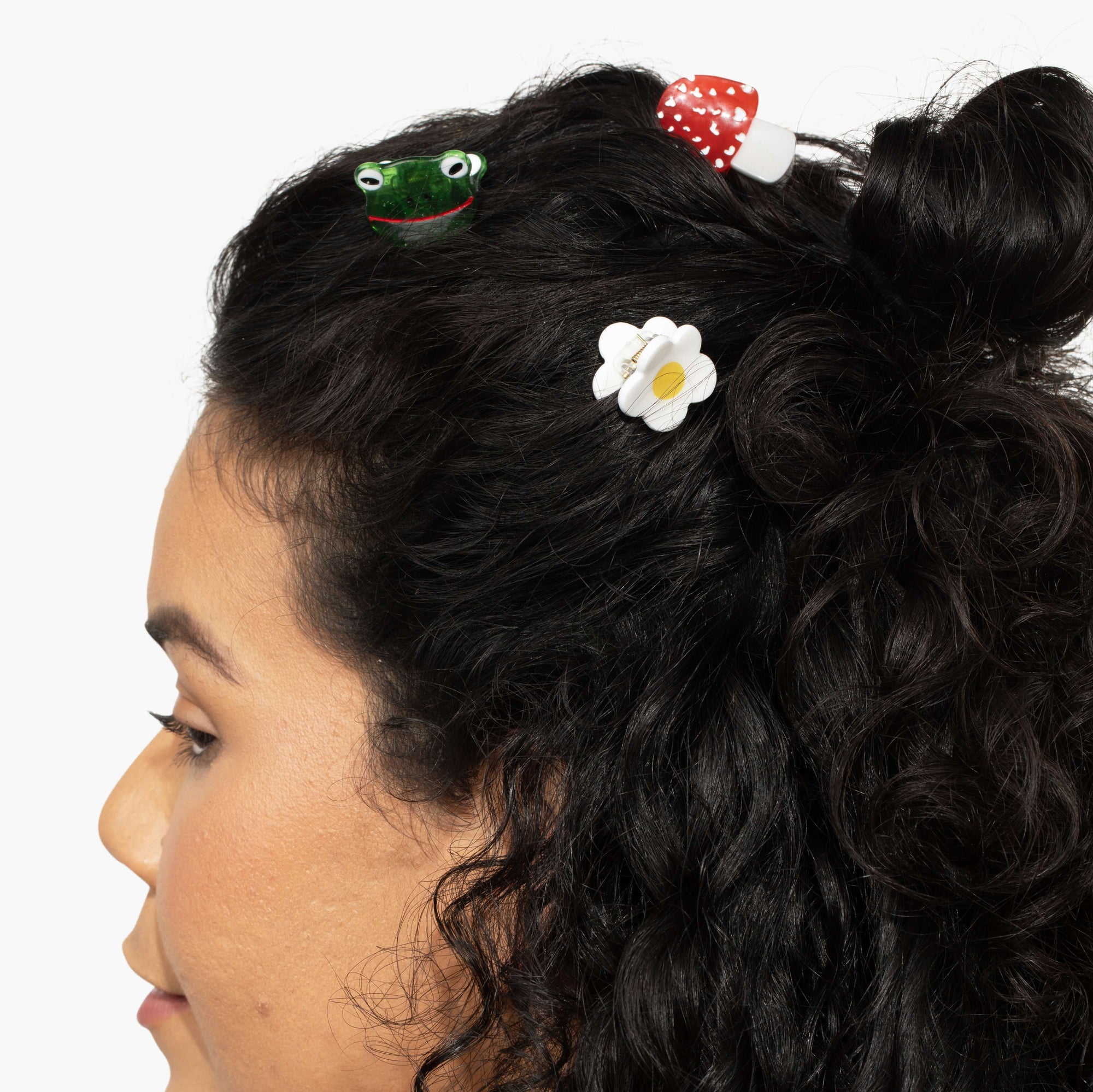 Micro Cottage Core Hair Claw Clip Set
