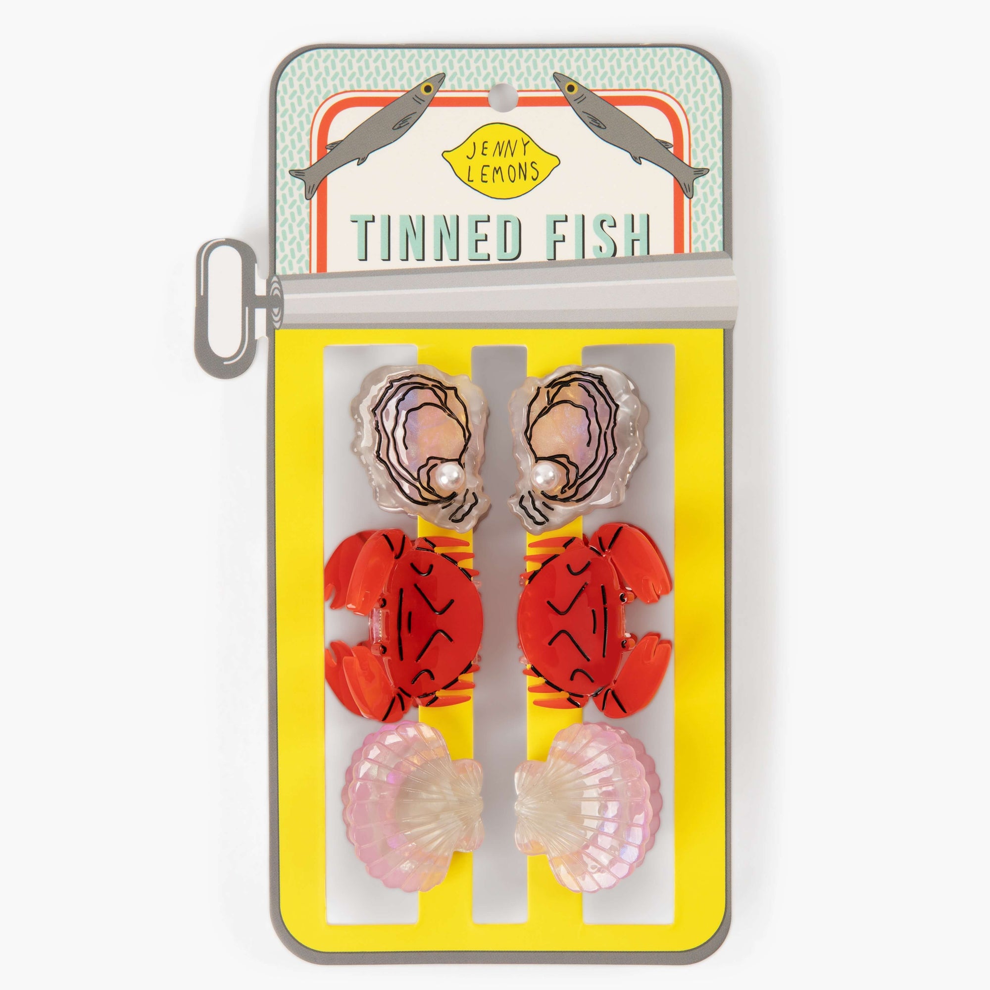 Micro Seafood Hair Claw Clip Set