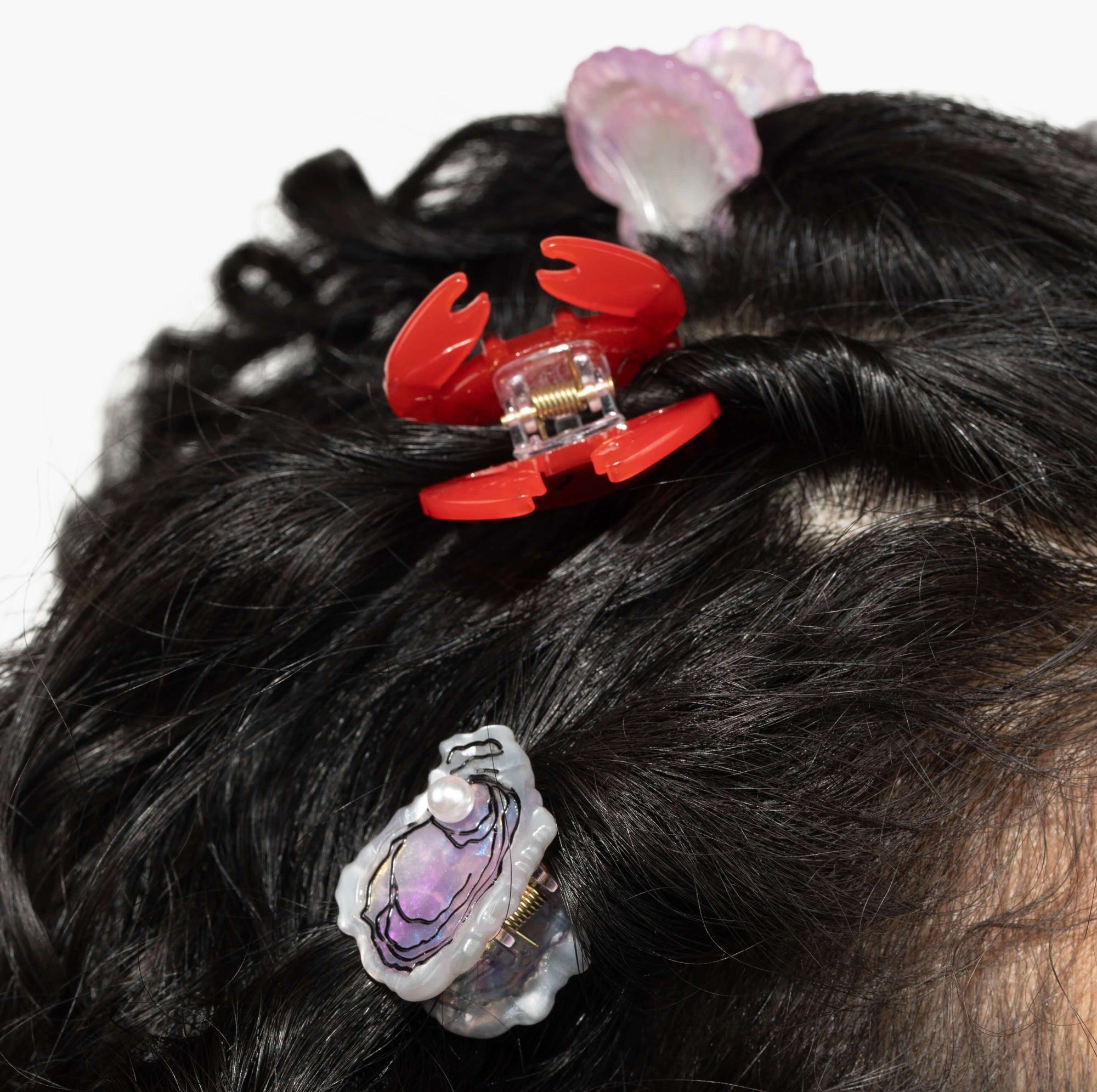 Micro Seafood Hair Claw Clip Set