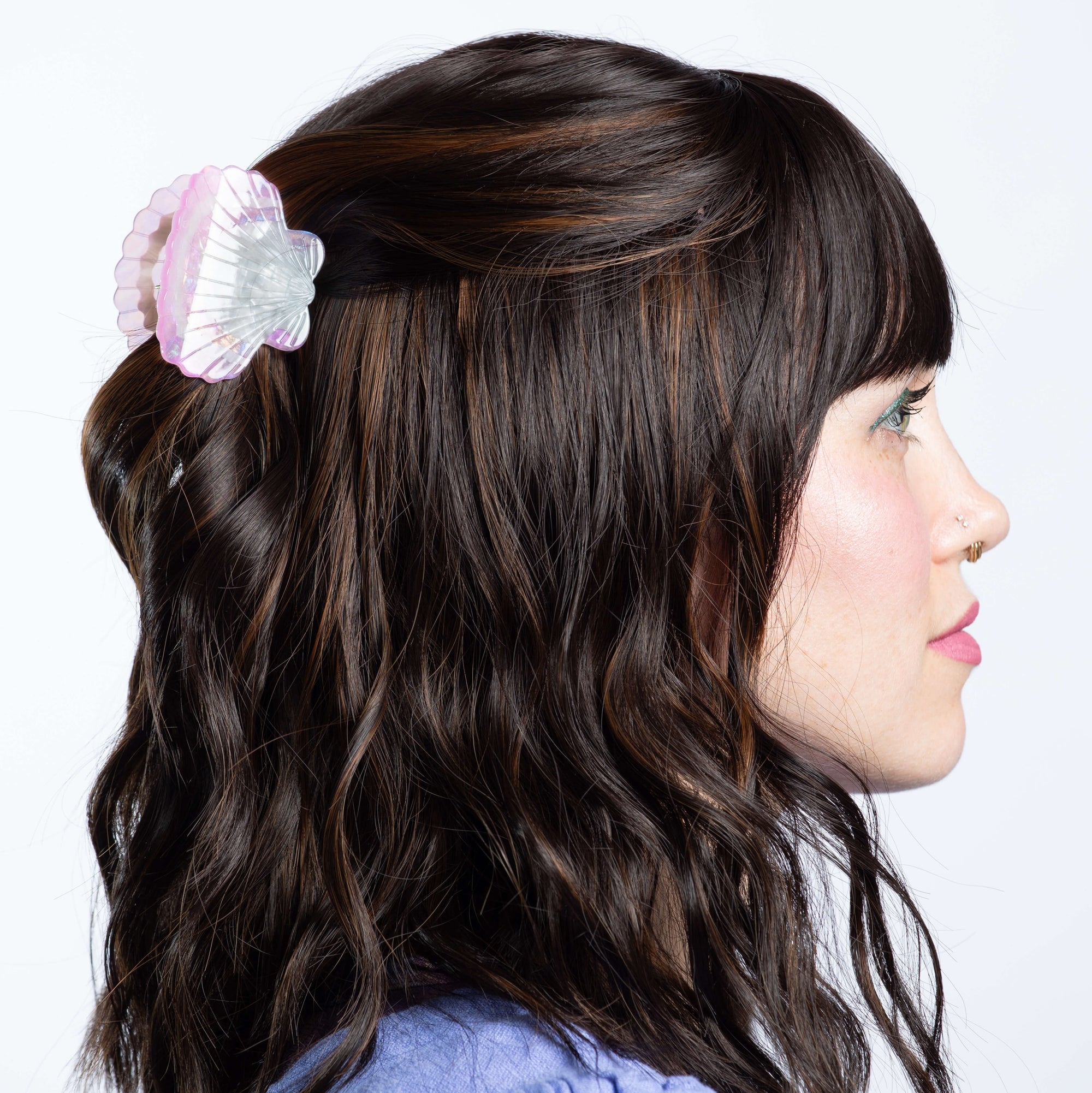 Midi Scallop Shell Hair Claw Clip