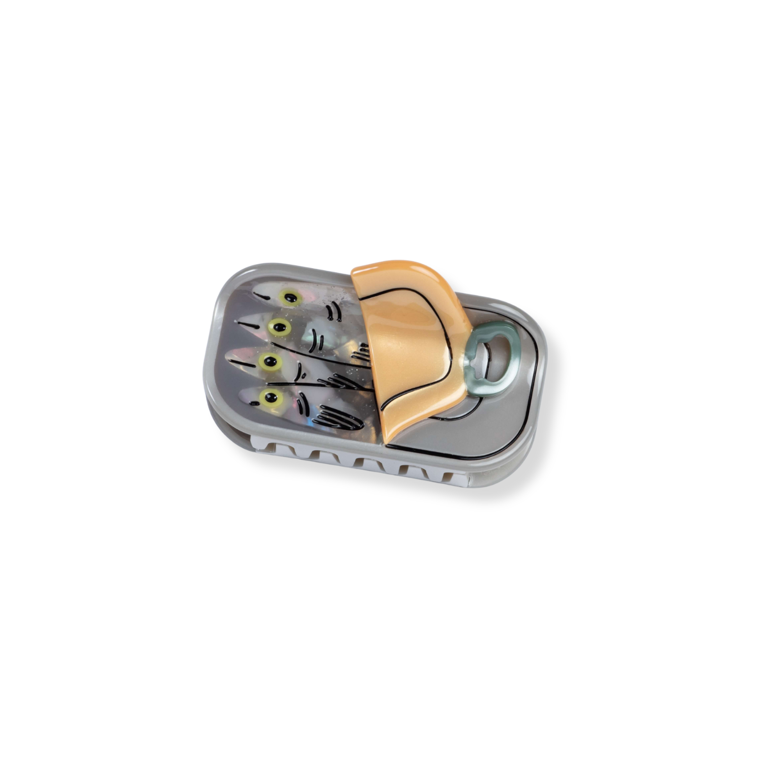 Midi Tinned Fish Hair Claw Clip