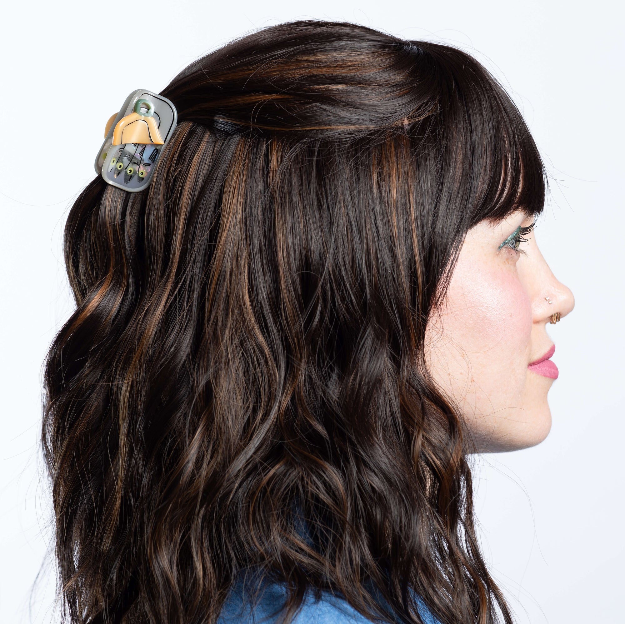 Mini Tinned Fish Hair Claw Clip
