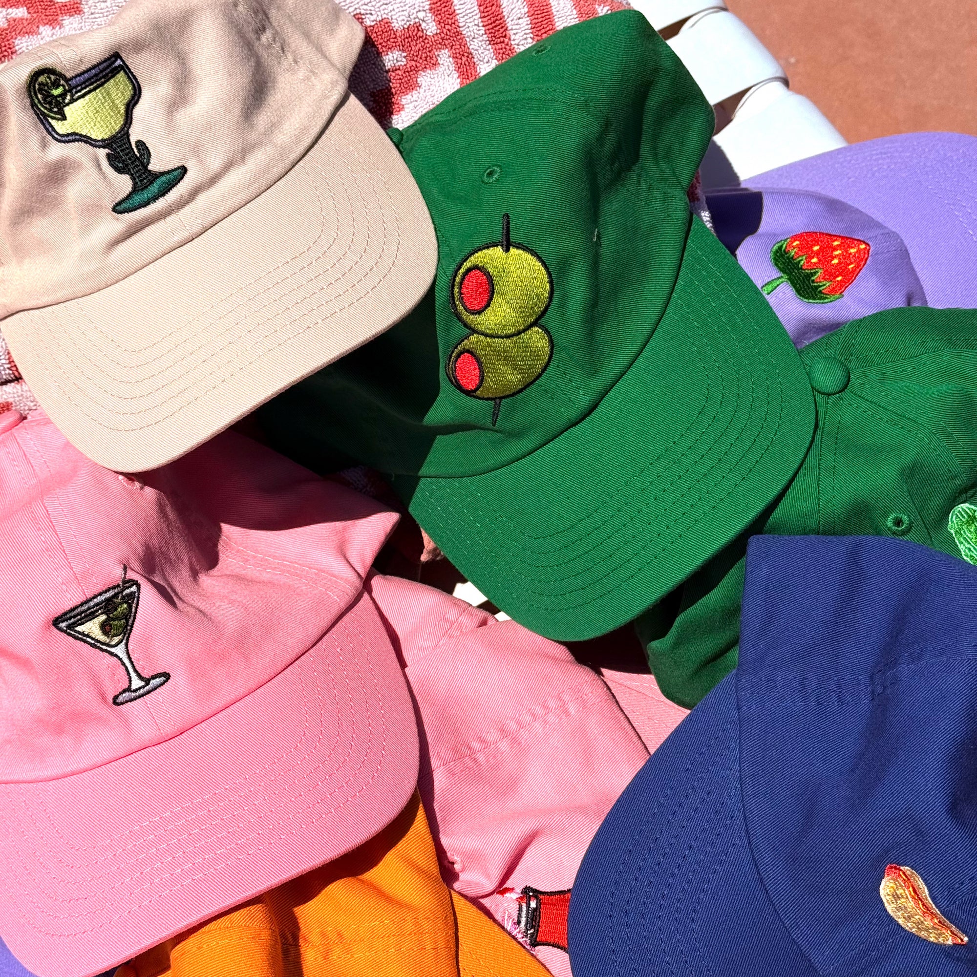 Pink Martini Embroidered Hat