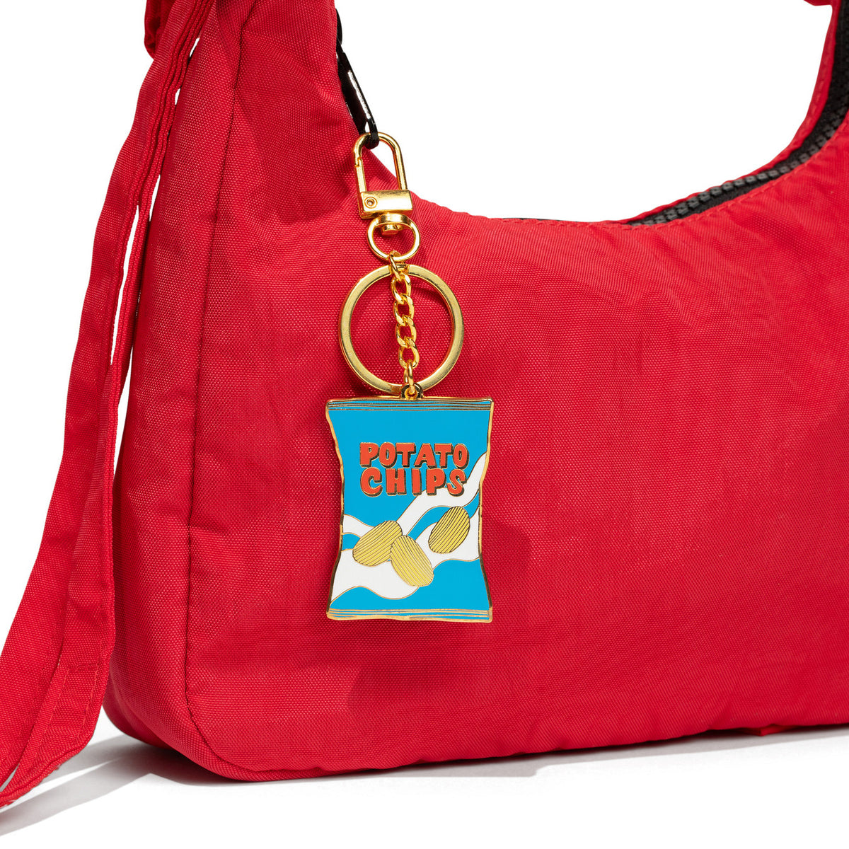 Potato Chips Bag Enamel Bag Charm & Keychain