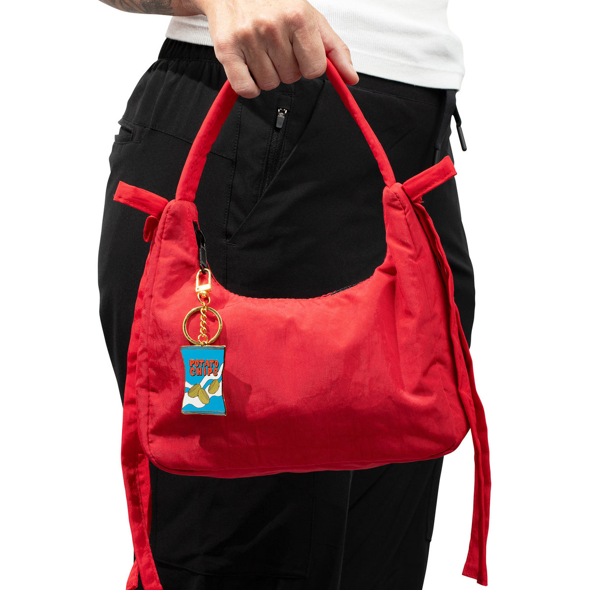 Potato Chips Bag Enamel Bag Charm & Keychain