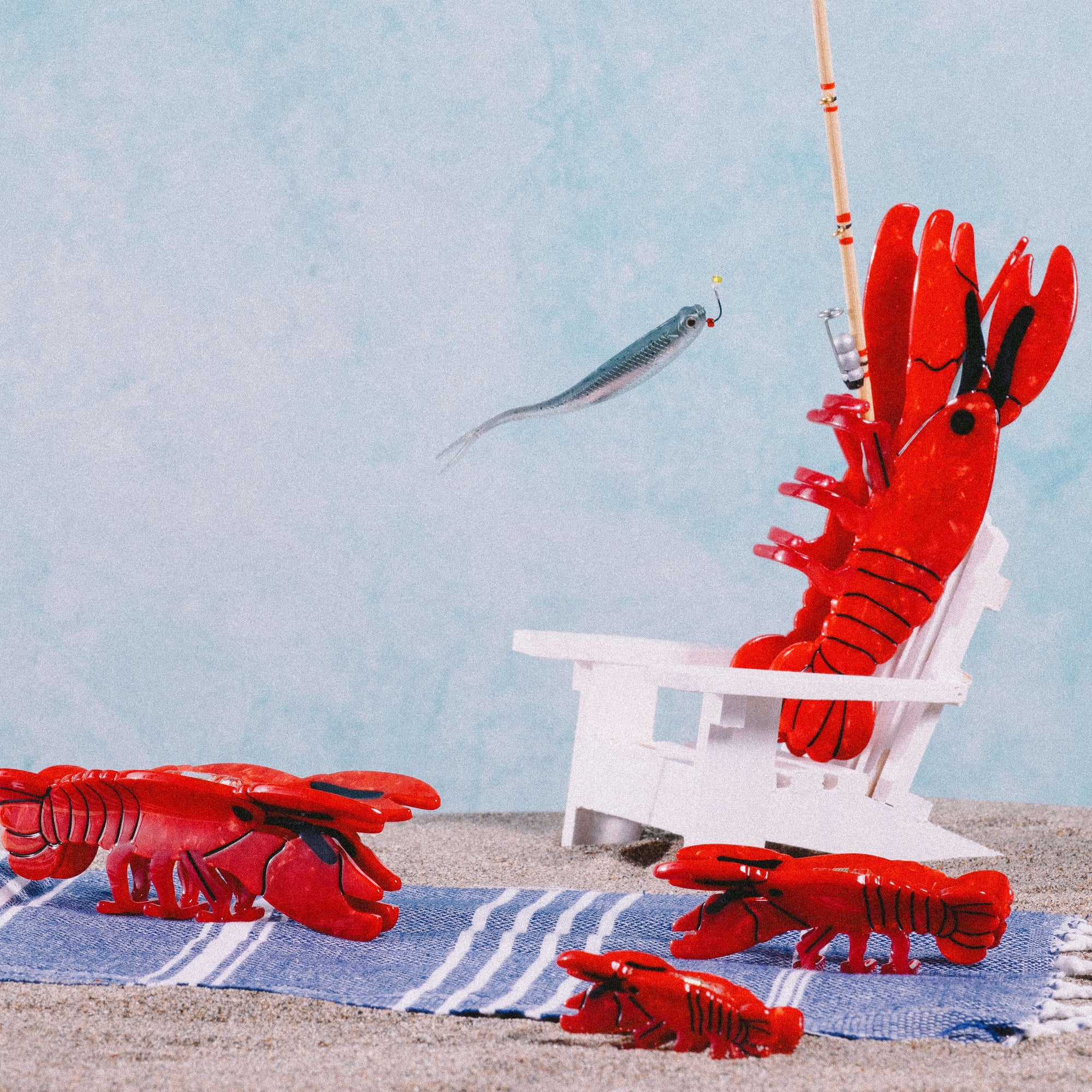 Large Lobster Hair Claw Clip