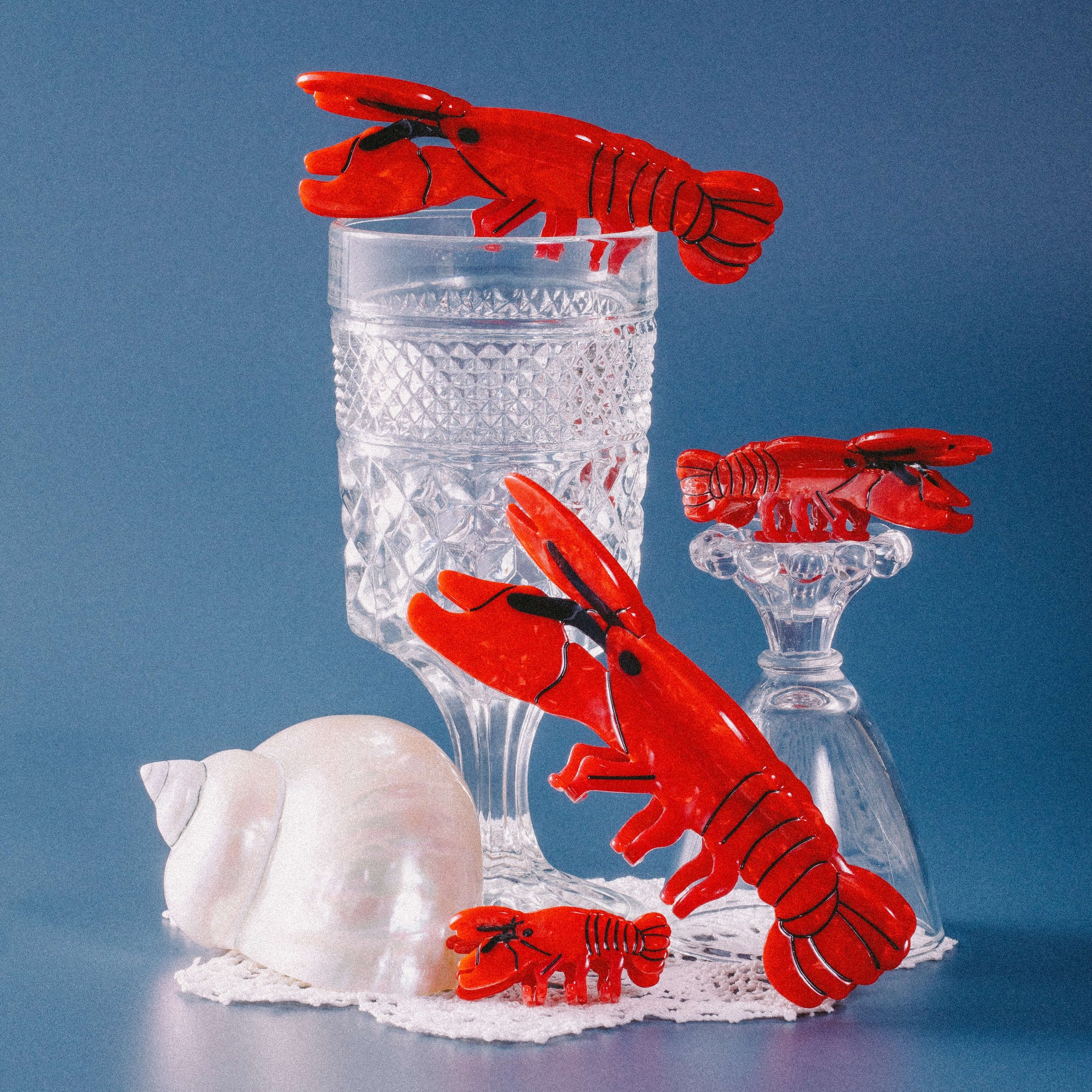 Large Lobster Hair Claw Clip