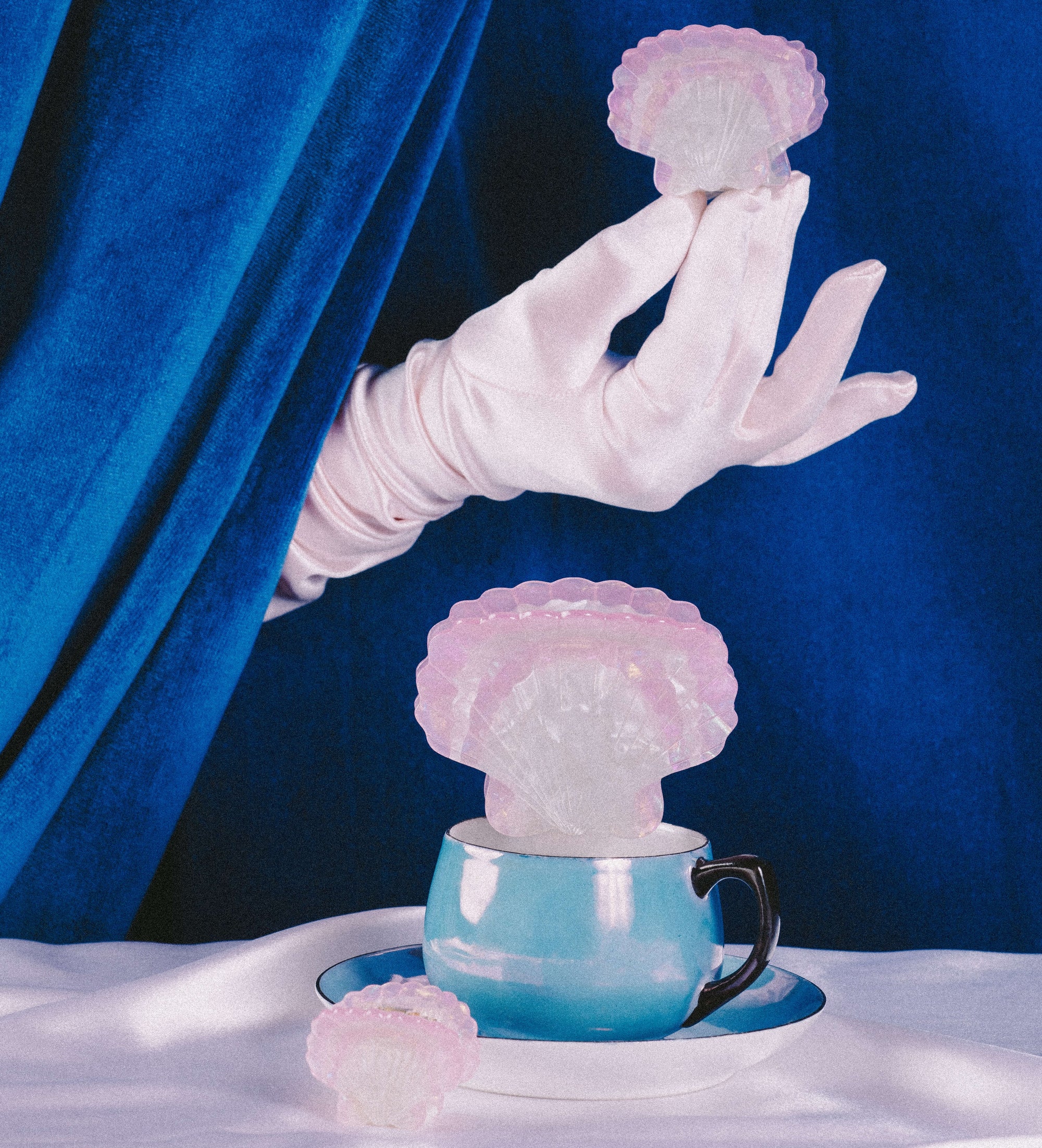 Large Scallop Shell Hair Claw Clip