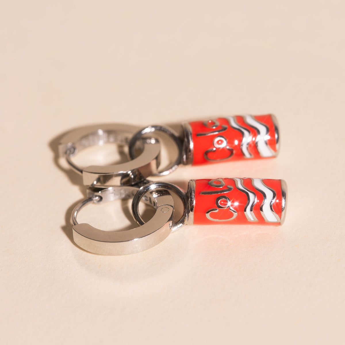 Large Cola Can Hair Claw Clip + Cola Can Huggie Hoop Charms