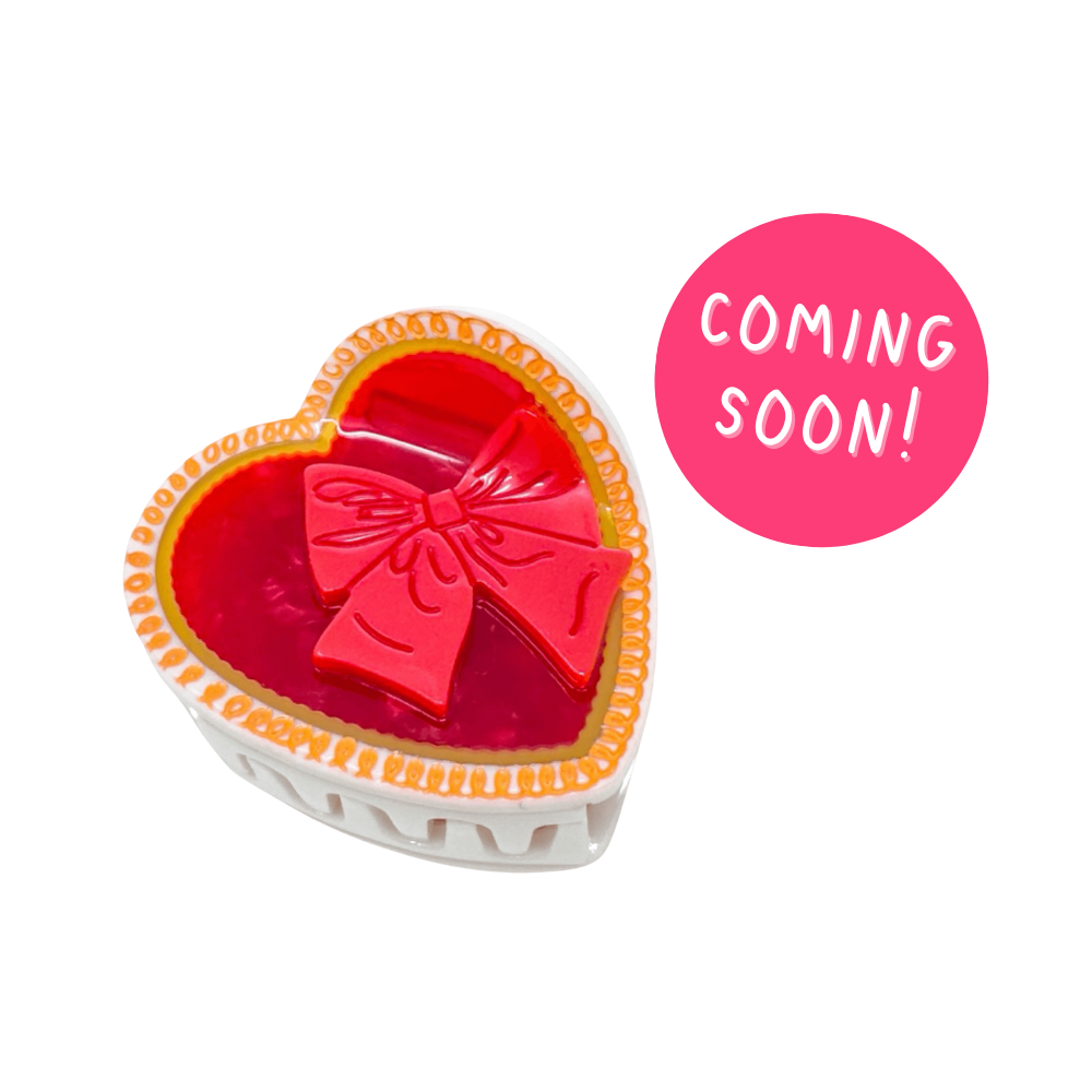 Mini Box of Chocolates Hair Claw Clip